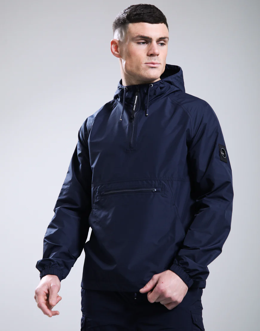 Marshall Artist MSATM11205 Prenton 1/4 zip Jacket - Navy