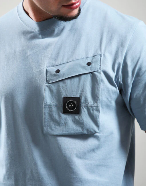 Marshall Artist Procerra T-Shirt Steel Blue - Image 4