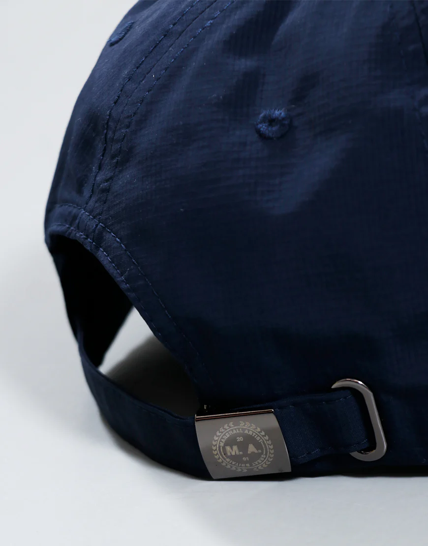 Marshall Artist Siren Nylon Ripstop Cap Navy - Image 5