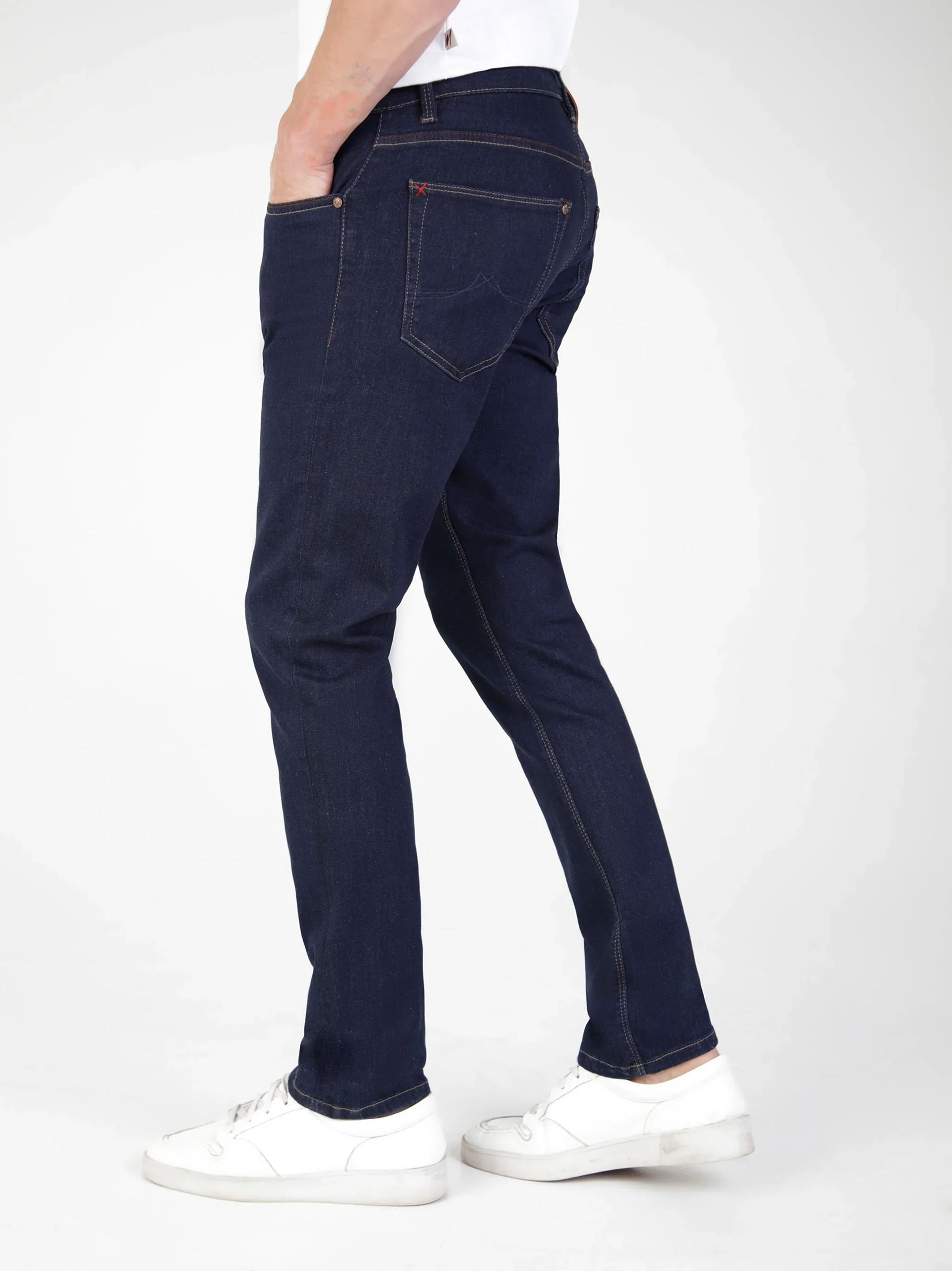 Mish Mash 1955 Slim Fit Mid Stretch Lot XX Jeans - Shadow Raw - Image 4
