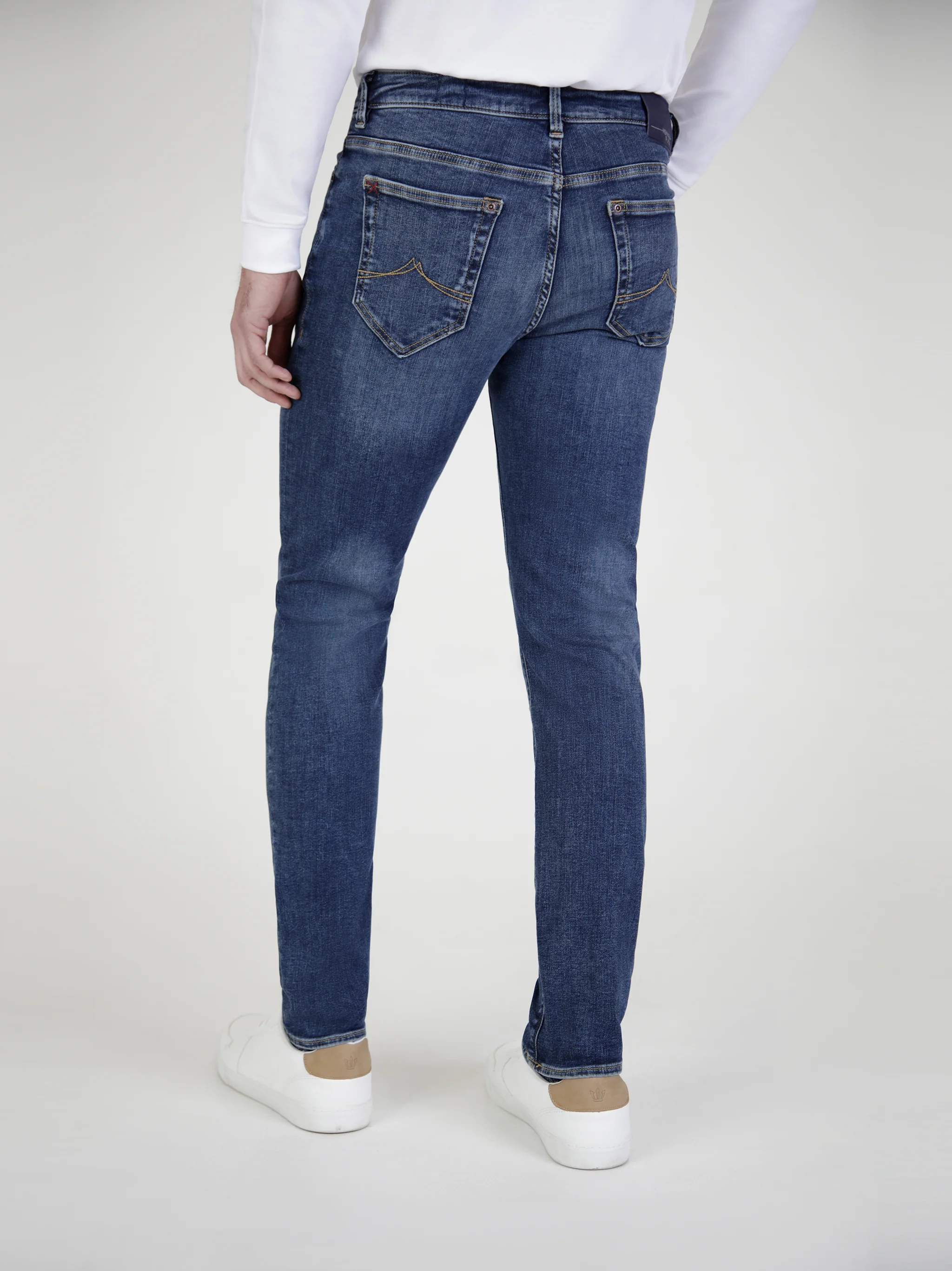 Mish Mash 1984 Flex Active Mid Jeans Mid Blue - Image 3