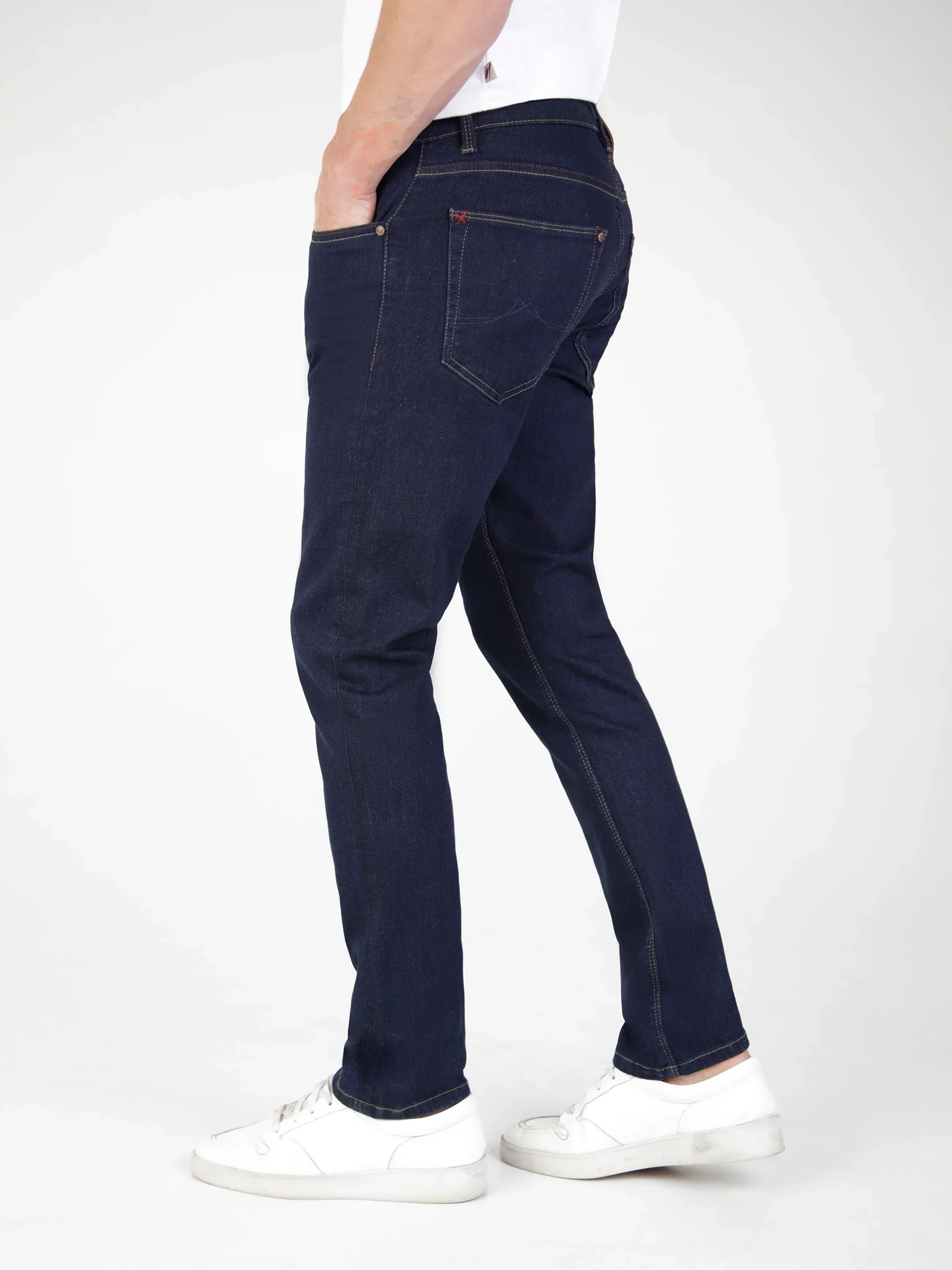 Mish Mash 1984 Tapered Fit Mid Stretch Lot XX Jeans - Shadow Raw - Image 3