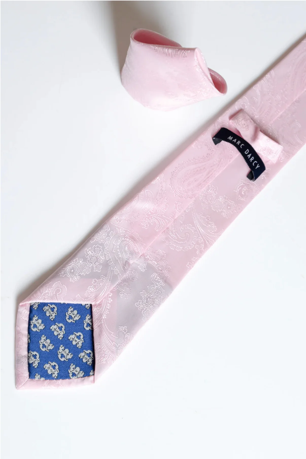 Marc Darcy Paisley Tie Set Light Pink - Image 2