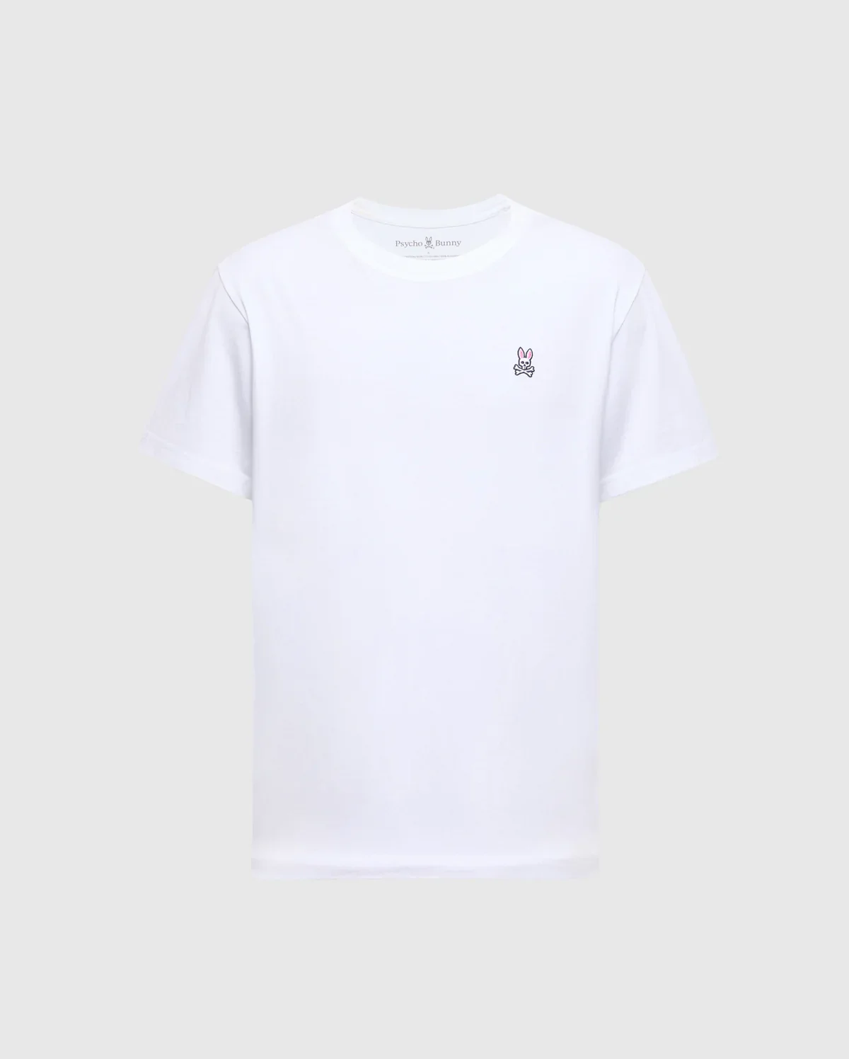 Psycho Bunny Classic Crewneck T-Shirt White - Image 4