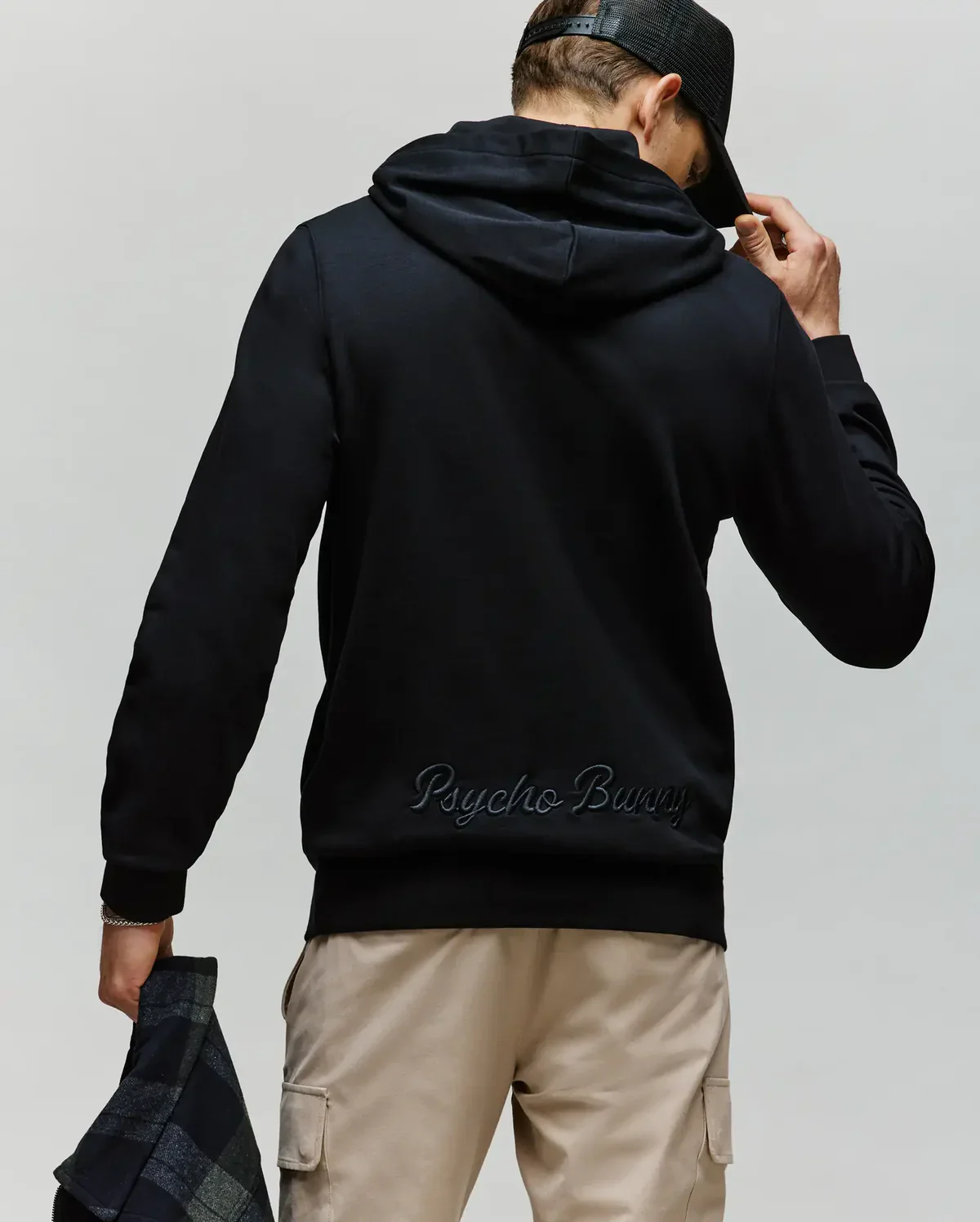 Psycho Bunny Harley Hoodie Black - Image 4
