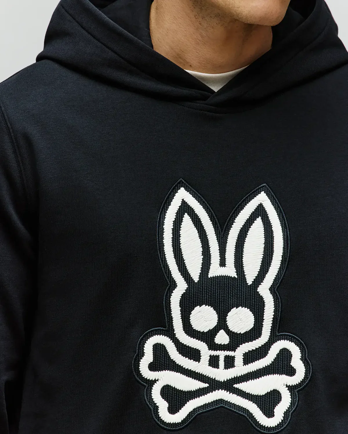 Psycho Bunny Harley Hoodie Black - Image 5