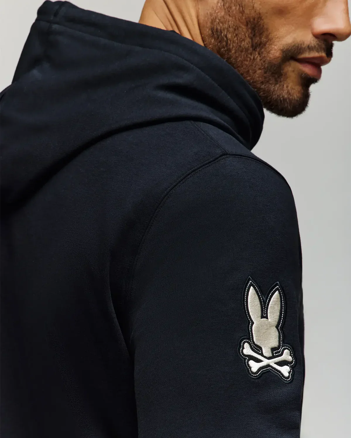 Psycho Bunny Janvi Hoodie Black - Image 4