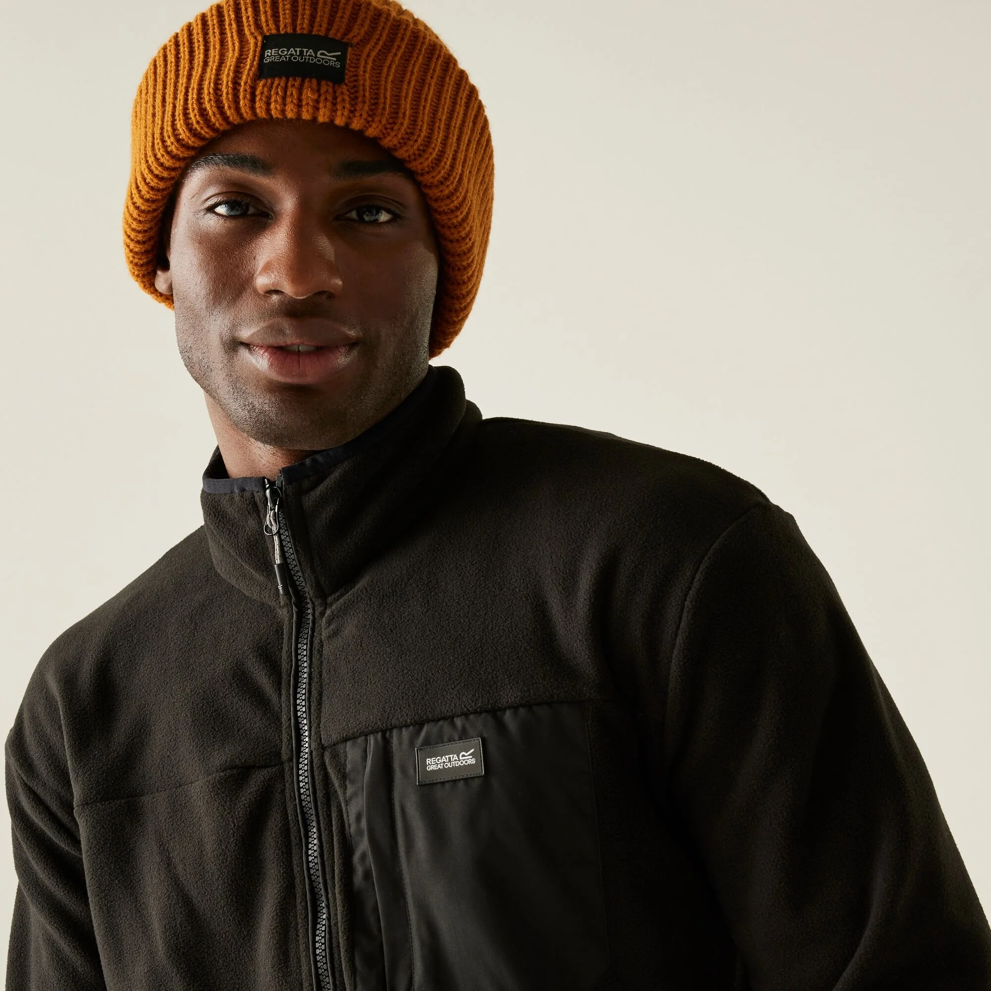 Regatta Frankie Full Zip Fleece - Black - Image 3