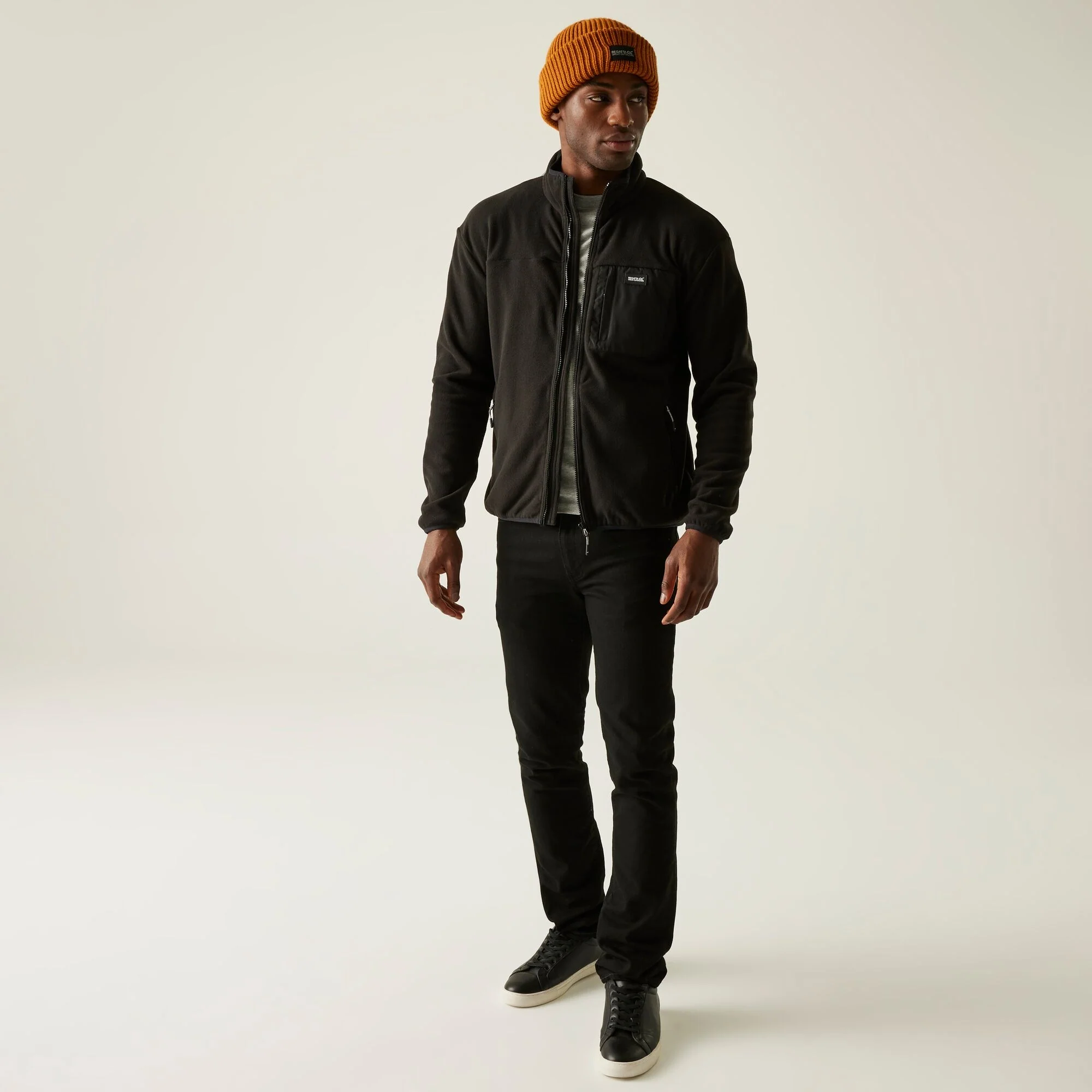 Regatta Frankie Full Zip Fleece - Black - Image 4