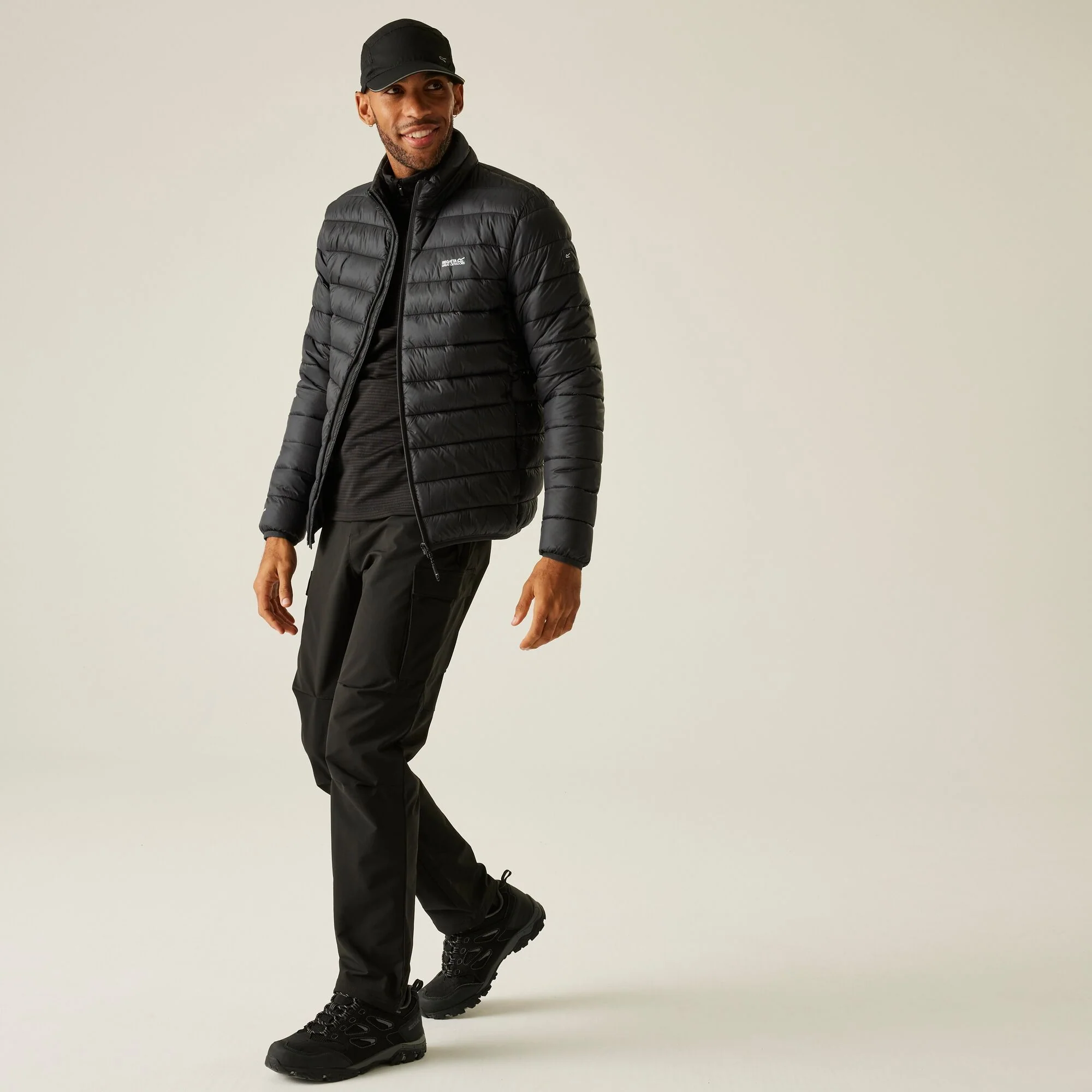 Regatta Hooded Marizion Padded Jacket - Ash Grey - Image 3