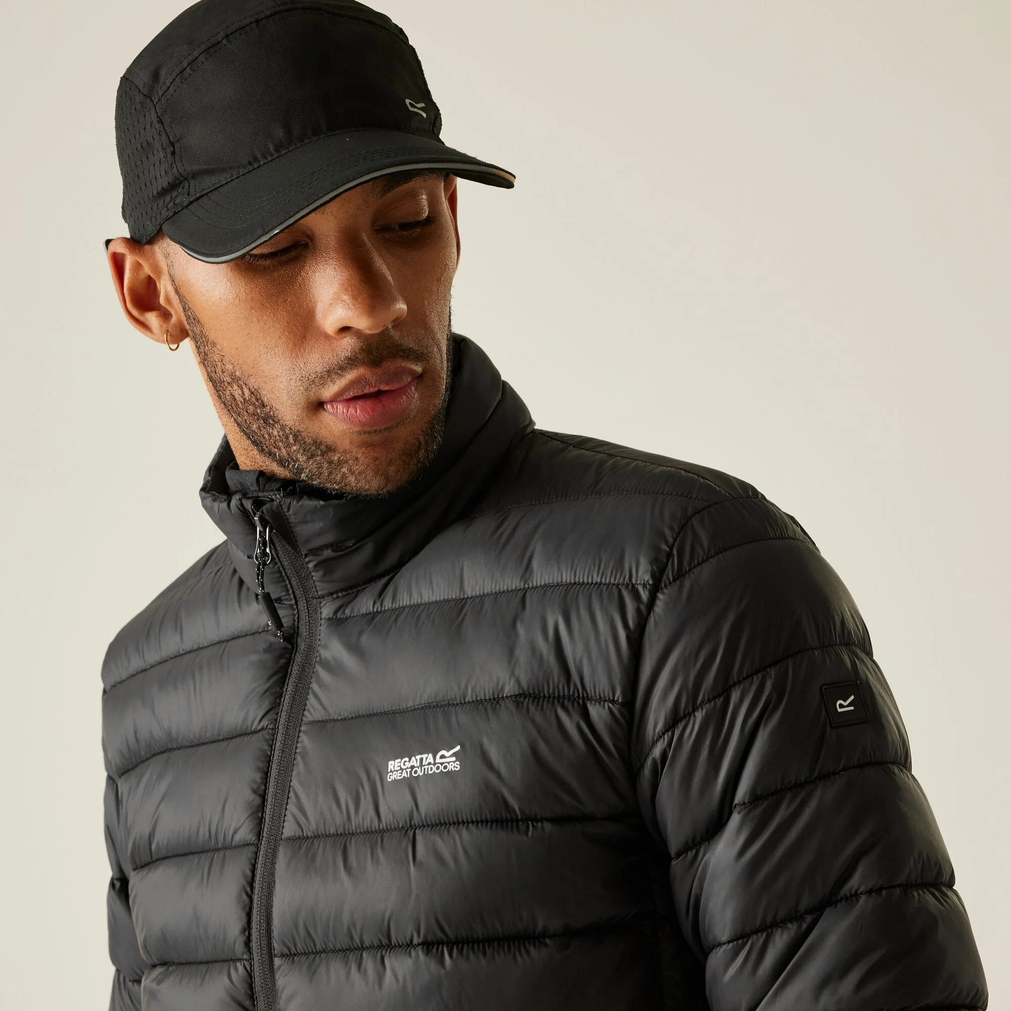 Regatta Hooded Marizion Padded Jacket - Ash Grey - Image 4