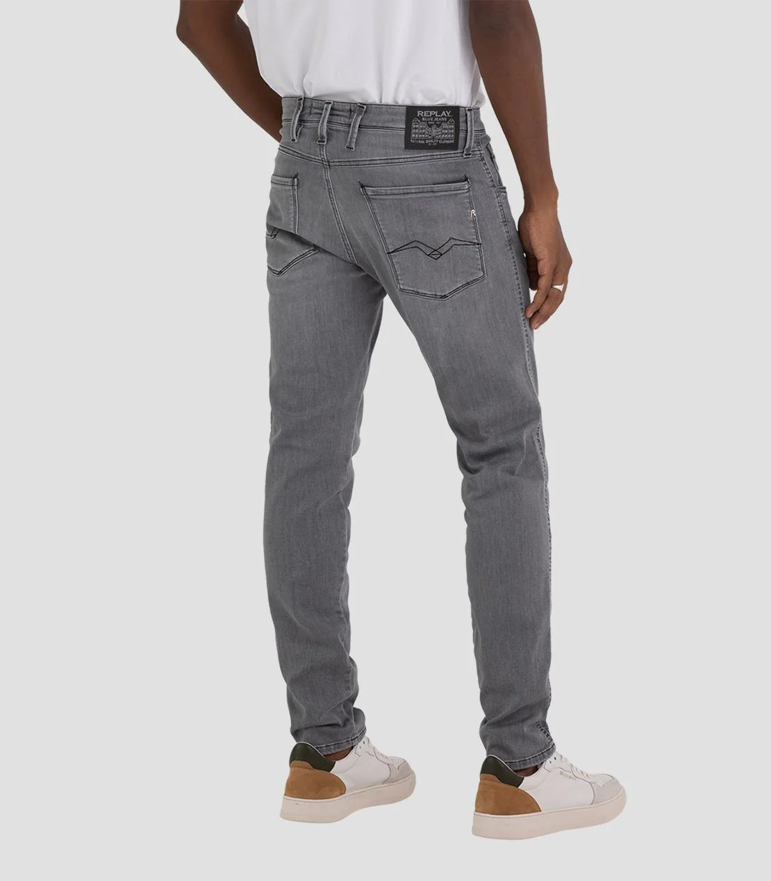 Replay M914Y Anbass 51A Jeans Grey - Image 3