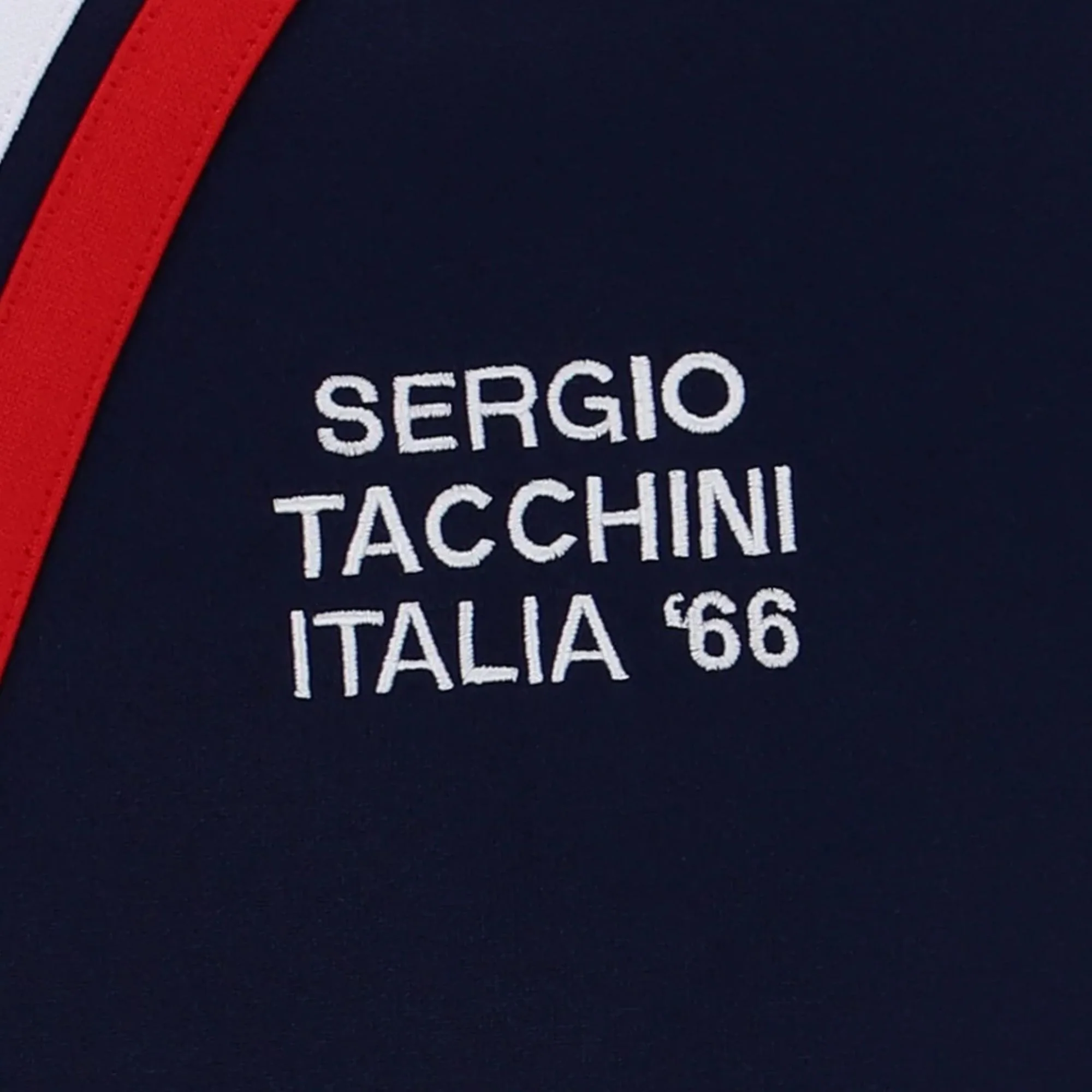 Sergio Tacchini STM12241 Ghibli Davis Track Top - Maritime Blue/Adrenaline Rush/White - Image 4