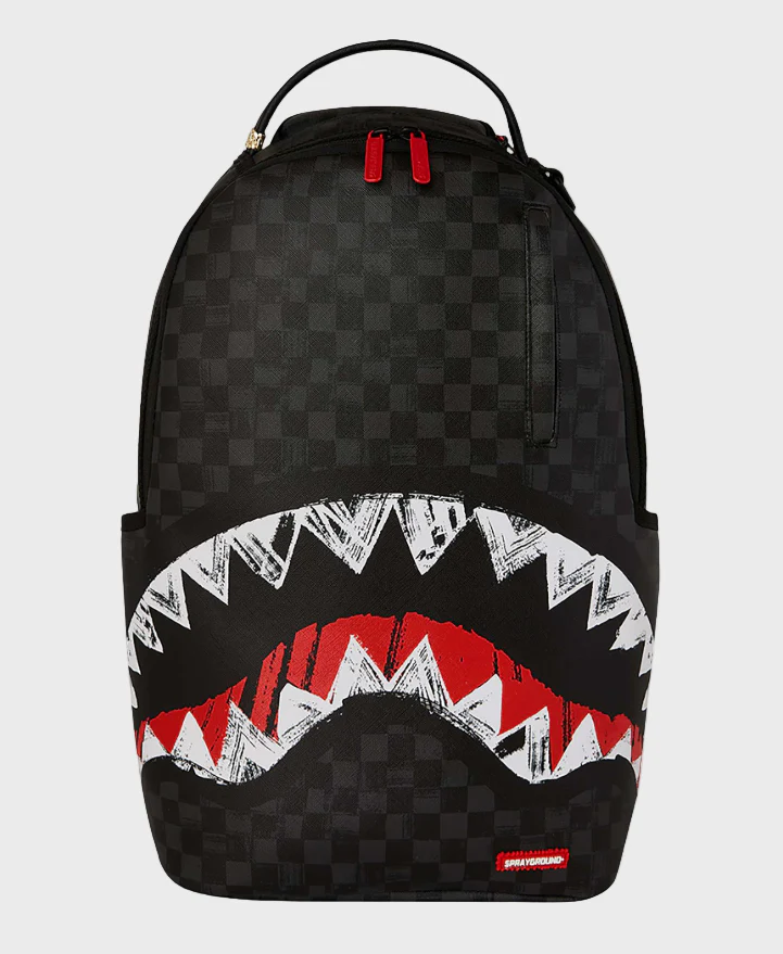 Sprayground 910B7102 20L Scribble Shark Backpack - Black