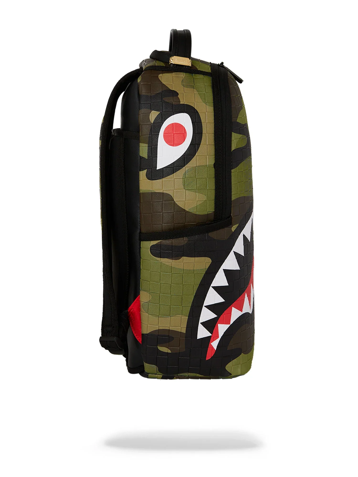Sprayground 910B7654 Woodland Camo Check Backpack - Green - Image 5