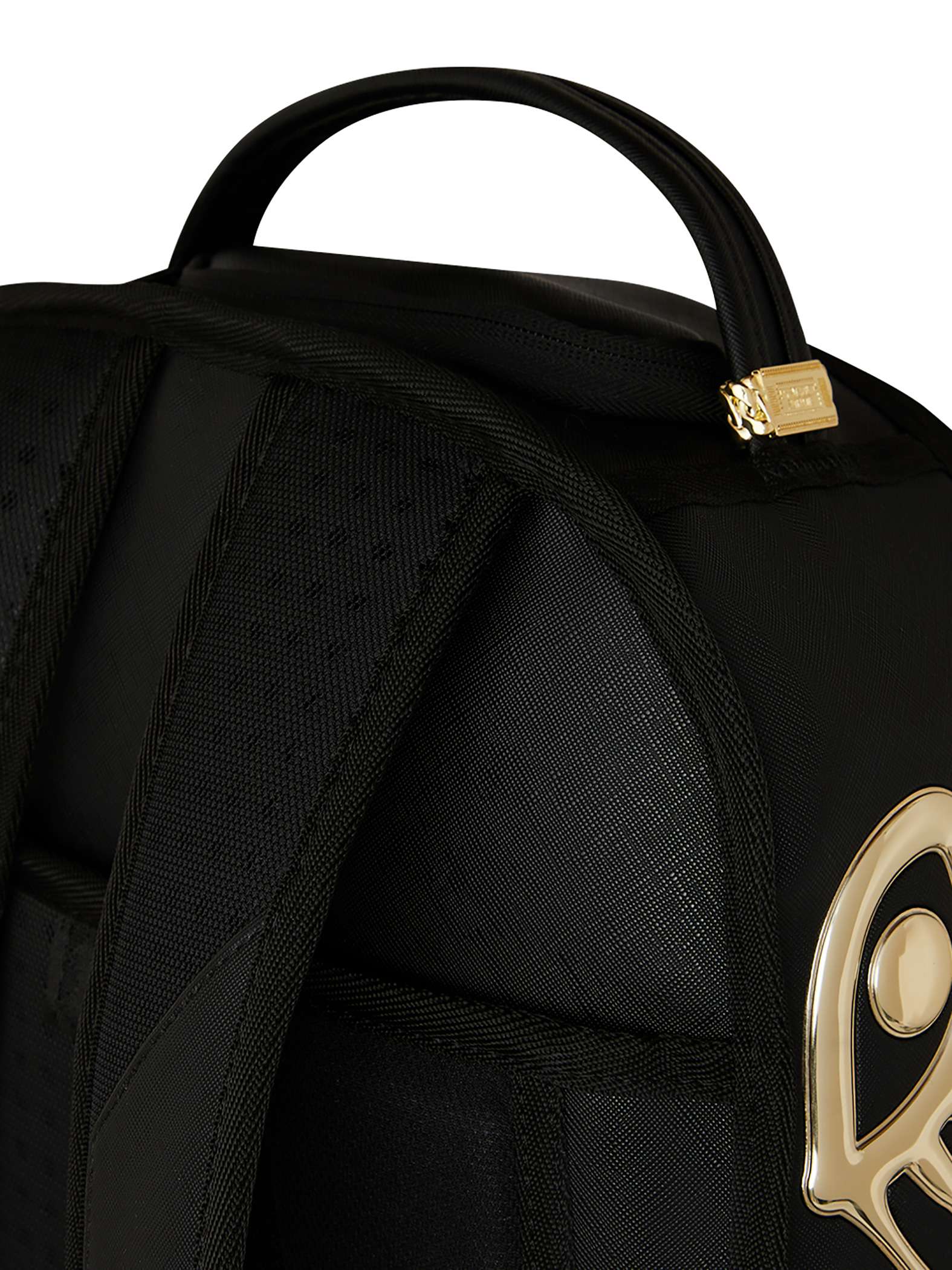 Sprayground 910B8178 20L Gold & Dangerous Backpack - Black - Image 2
