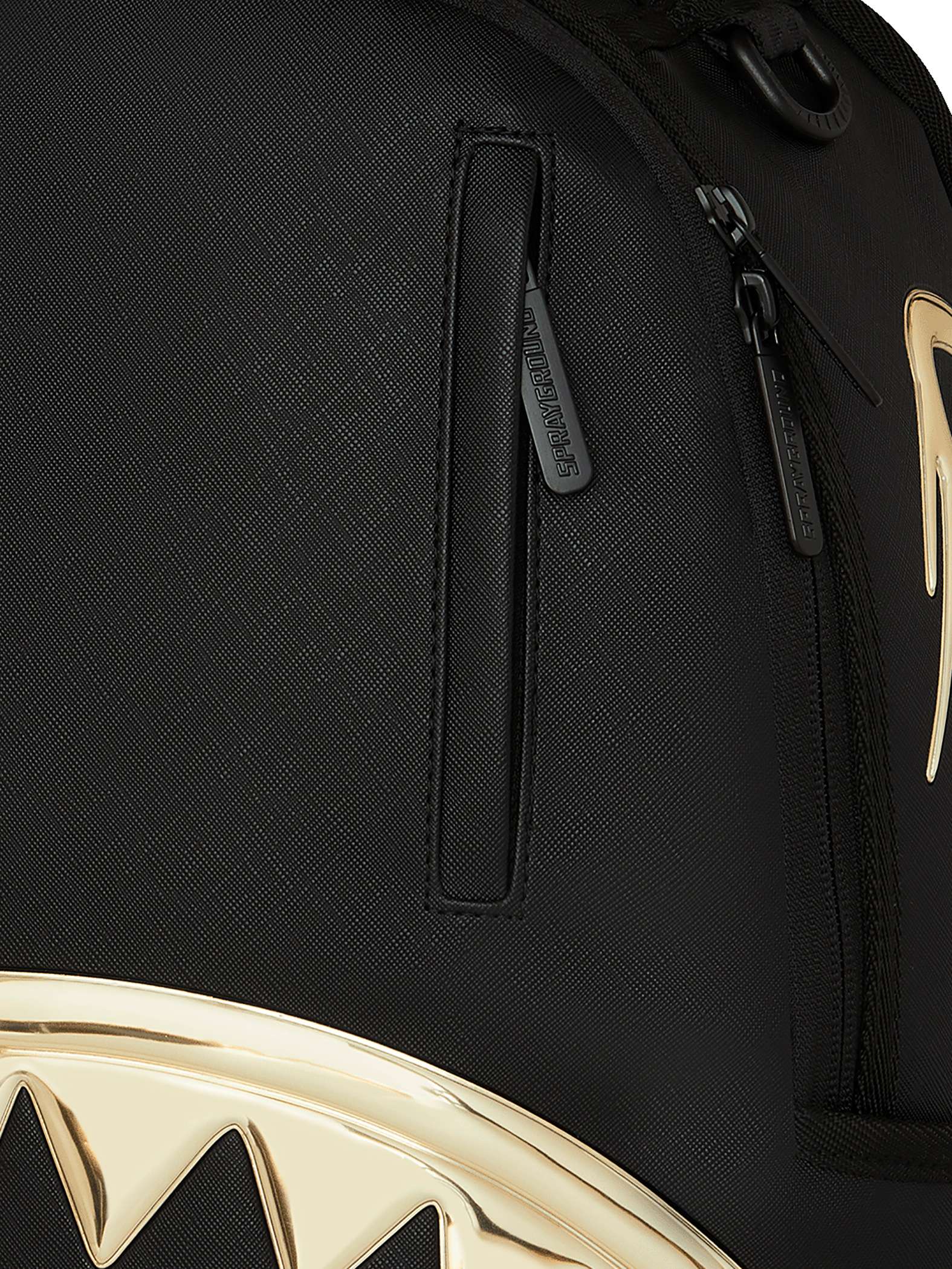 Sprayground 910B8178 20L Gold & Dangerous Backpack - Black - Image 3