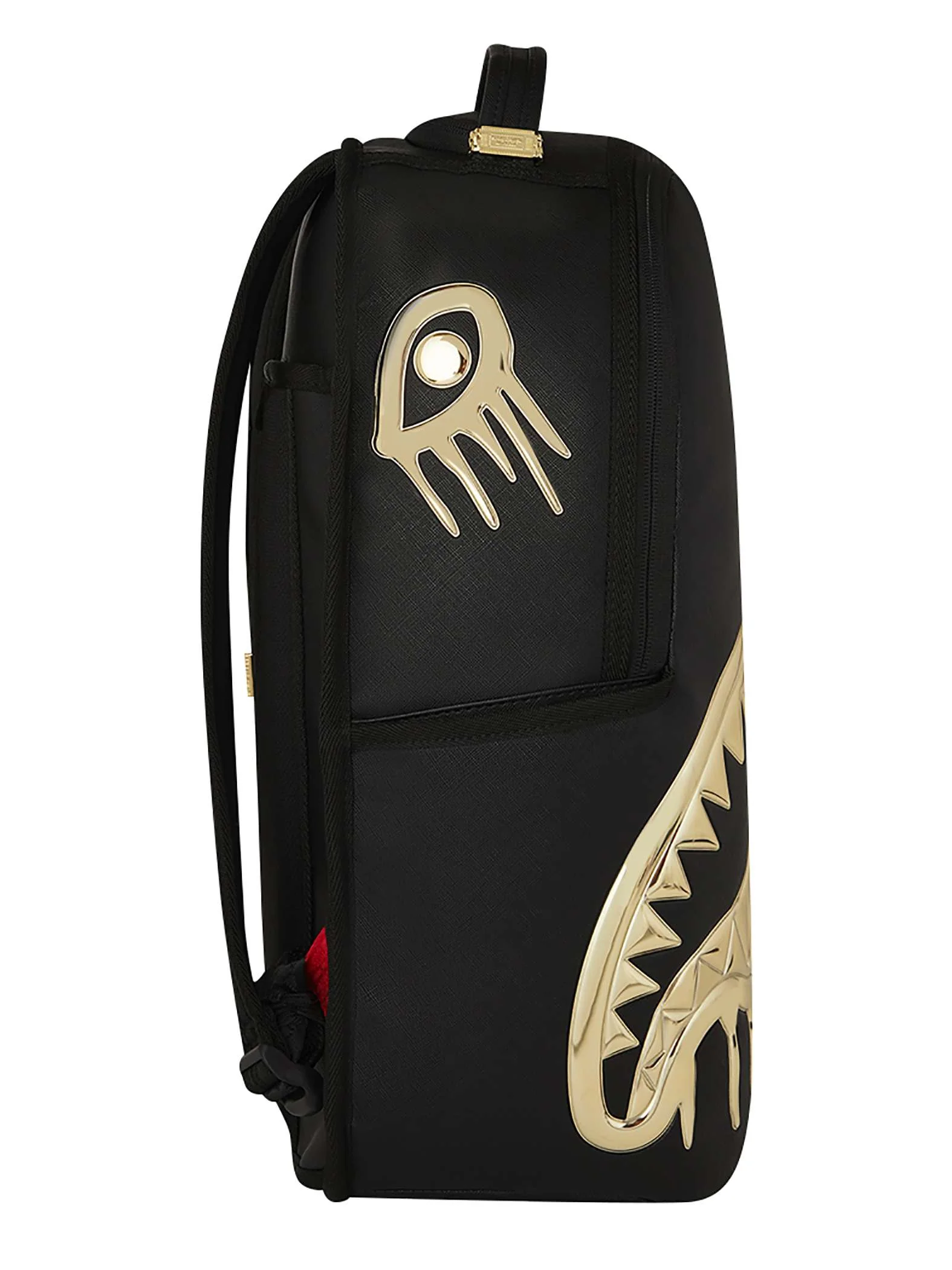 Sprayground 910B8178 20L Gold & Dangerous Backpack - Black - Image 6