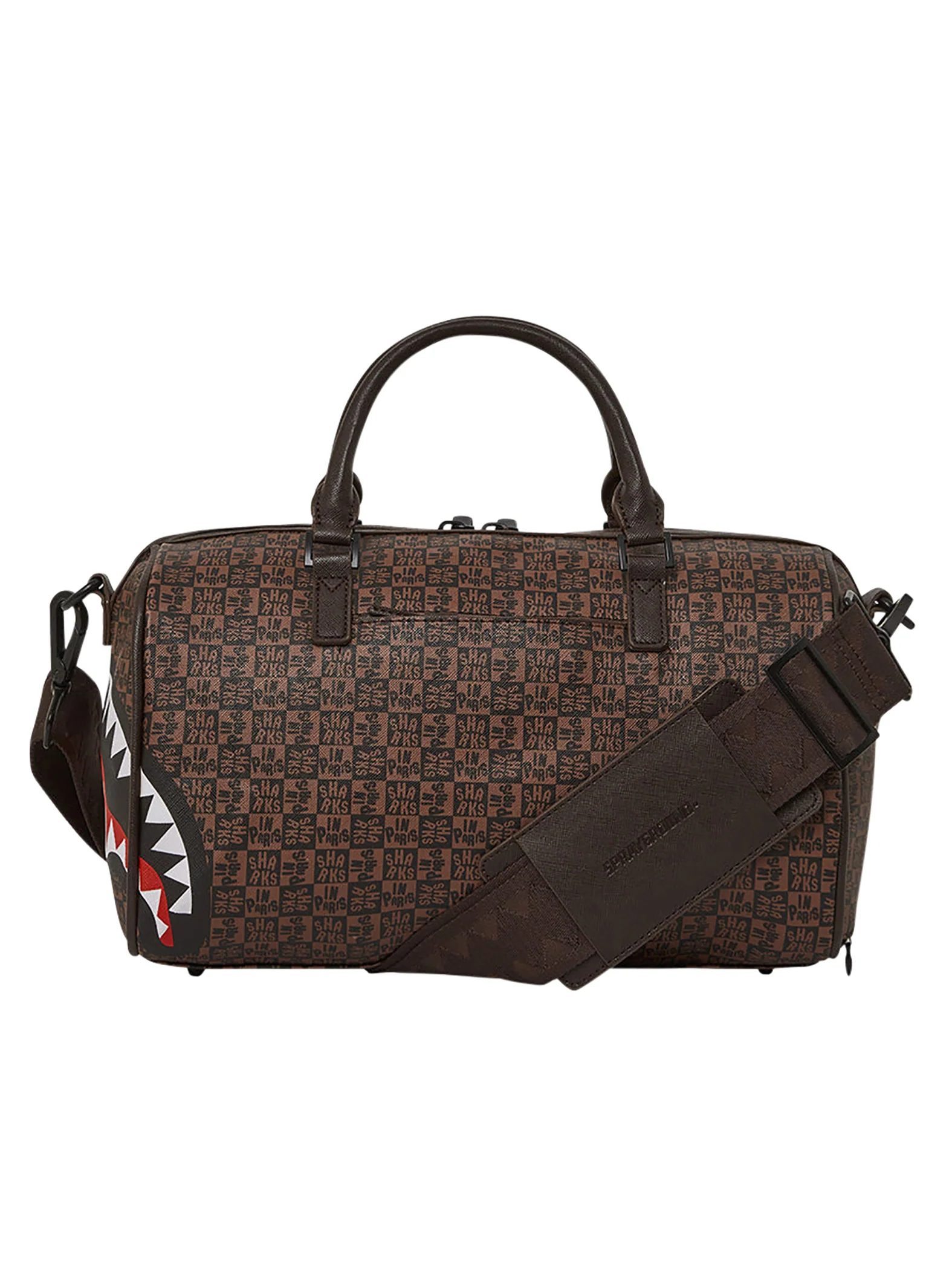 Sprayground 910D6520 Sharks In Paris Mini Duffle Bag - Brown - Image 5
