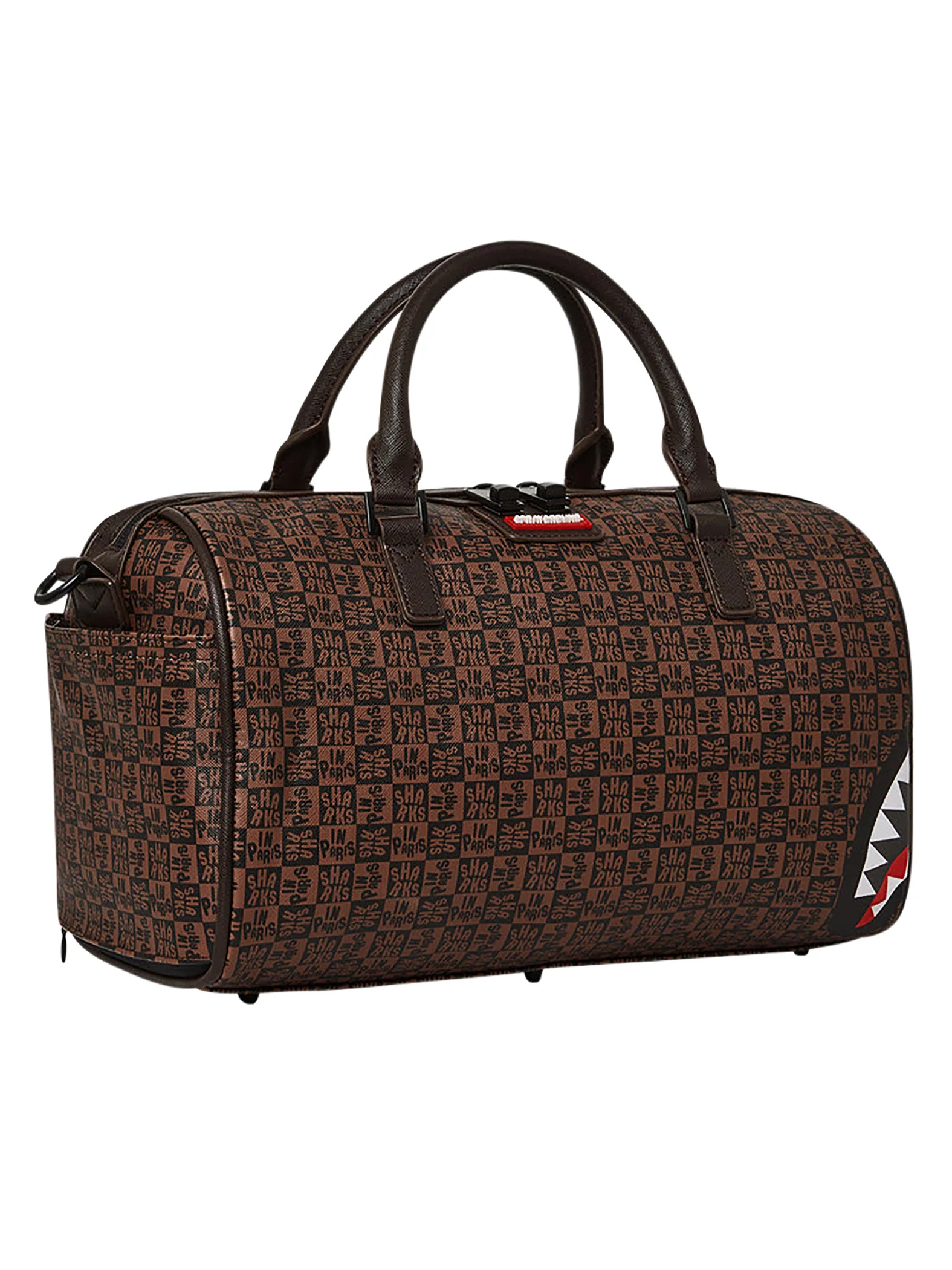 Sprayground 910D6520 Sharks In Paris Mini Duffle Bag - Brown - Image 7
