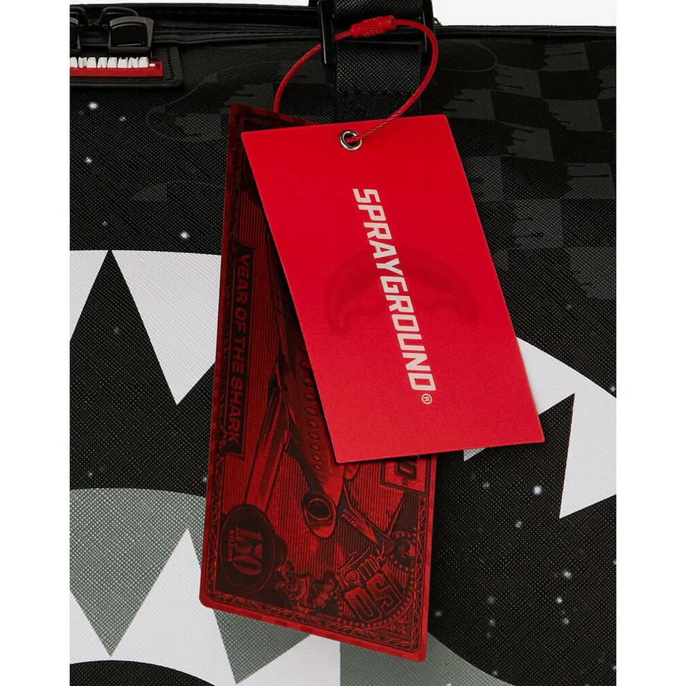 Sprayground 910D8262 Space Drip Duffle Bag - Black - Image 2