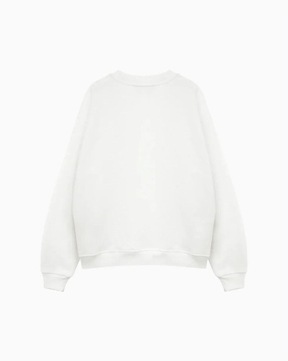 Syenti Auto Company Crewneck Sweatshirt - Off White - Image 2