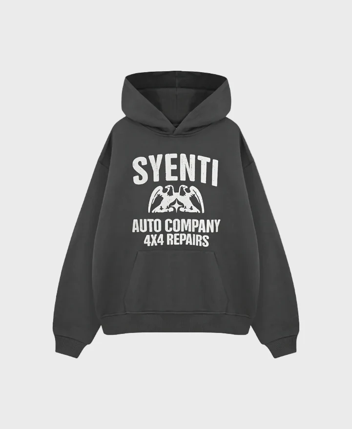 Syenti Auto Company Hoodie - Dark Grey