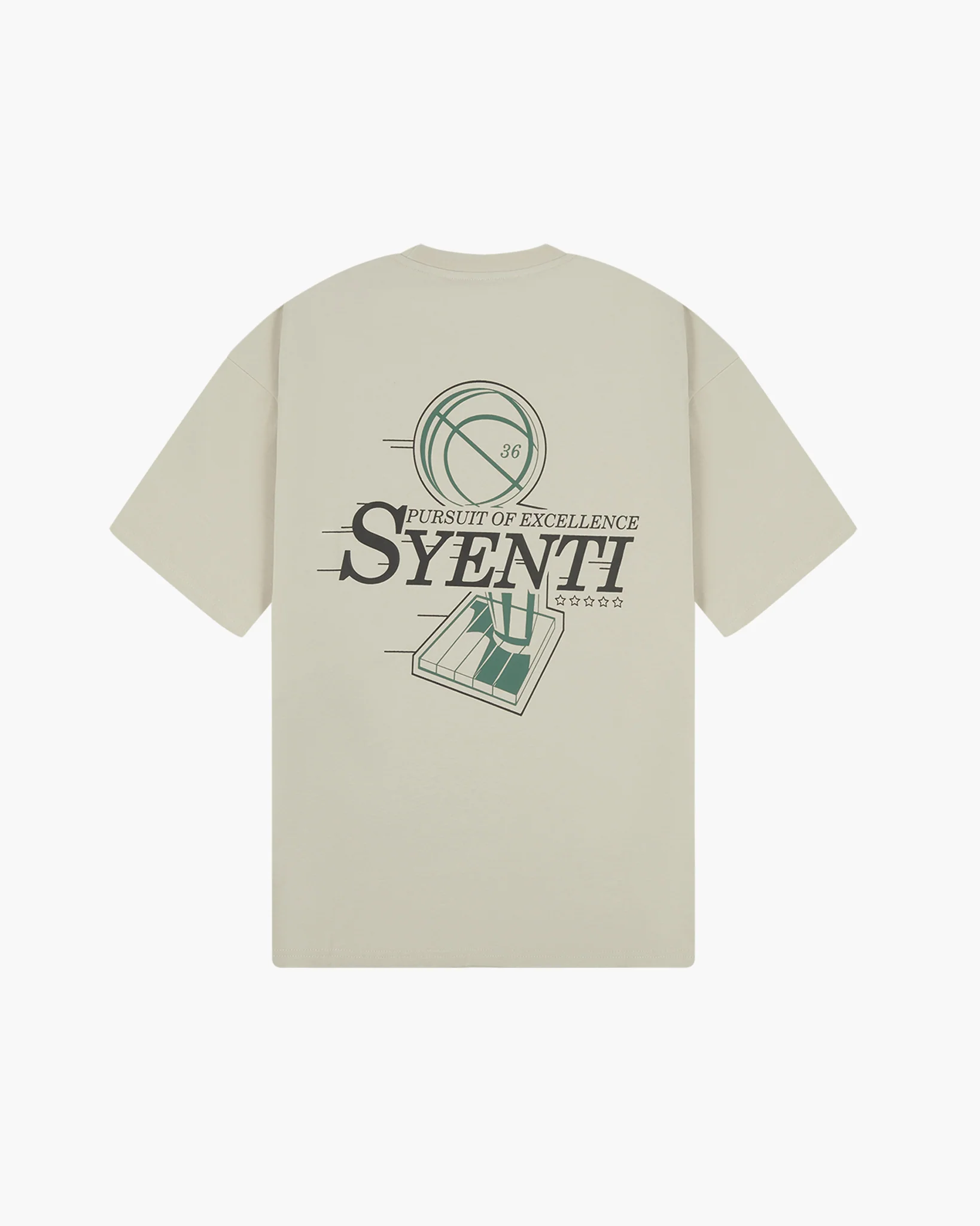 Syenti Championship Logo T-Shirt - Taupe