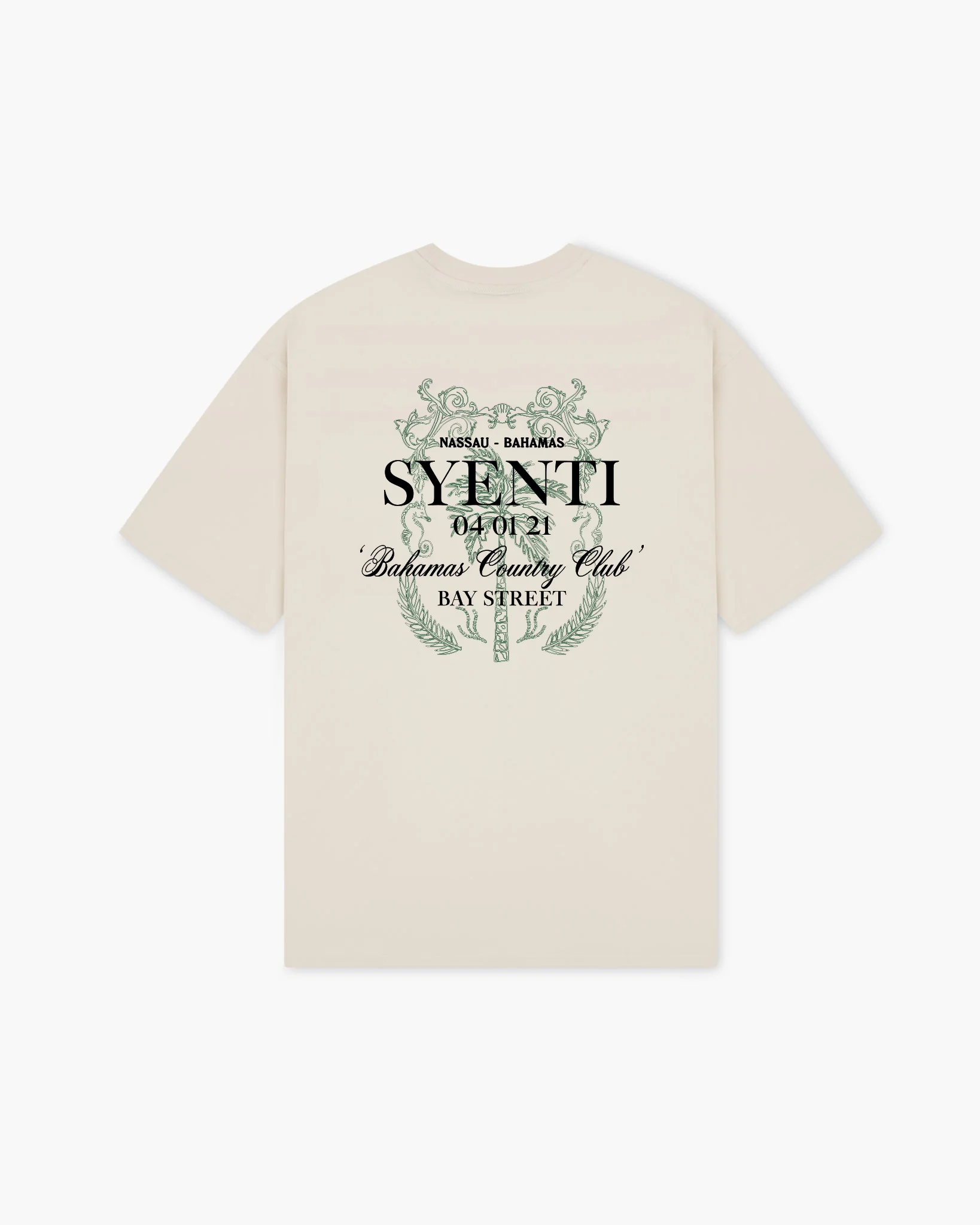 Syenti Country Club T-Shirt - Light Stone