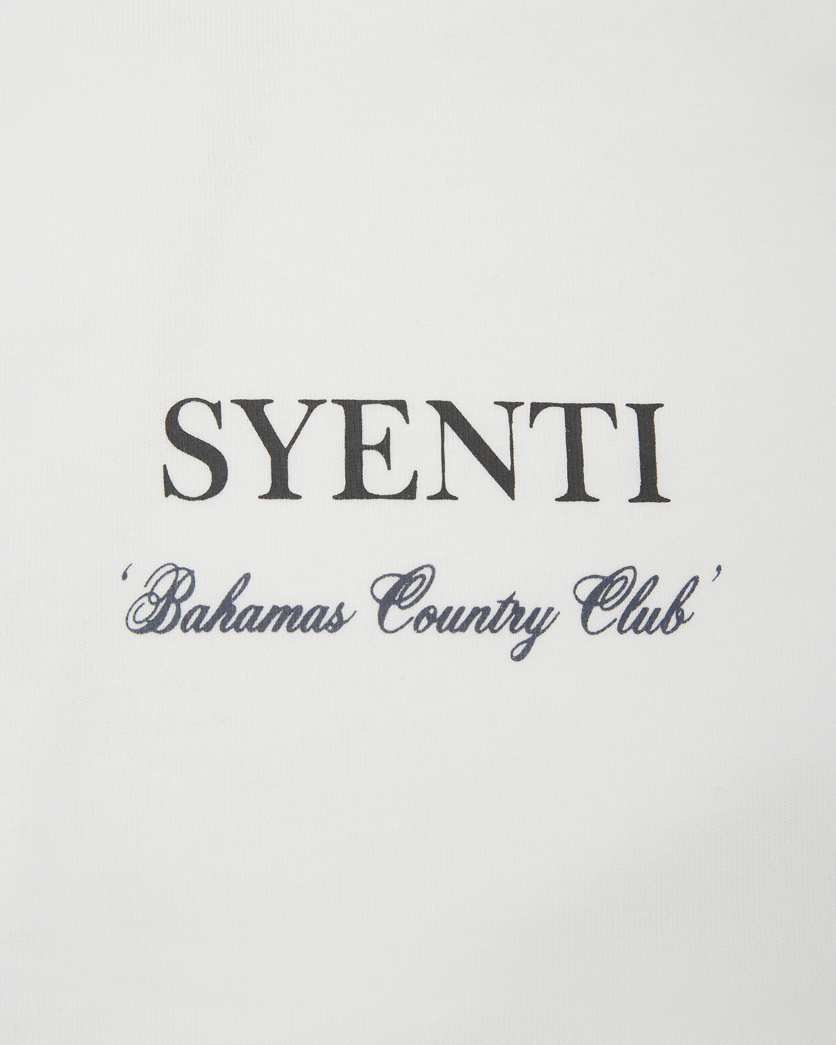 Syenti Royal Bahama T-Shirt - Off White - Image 3