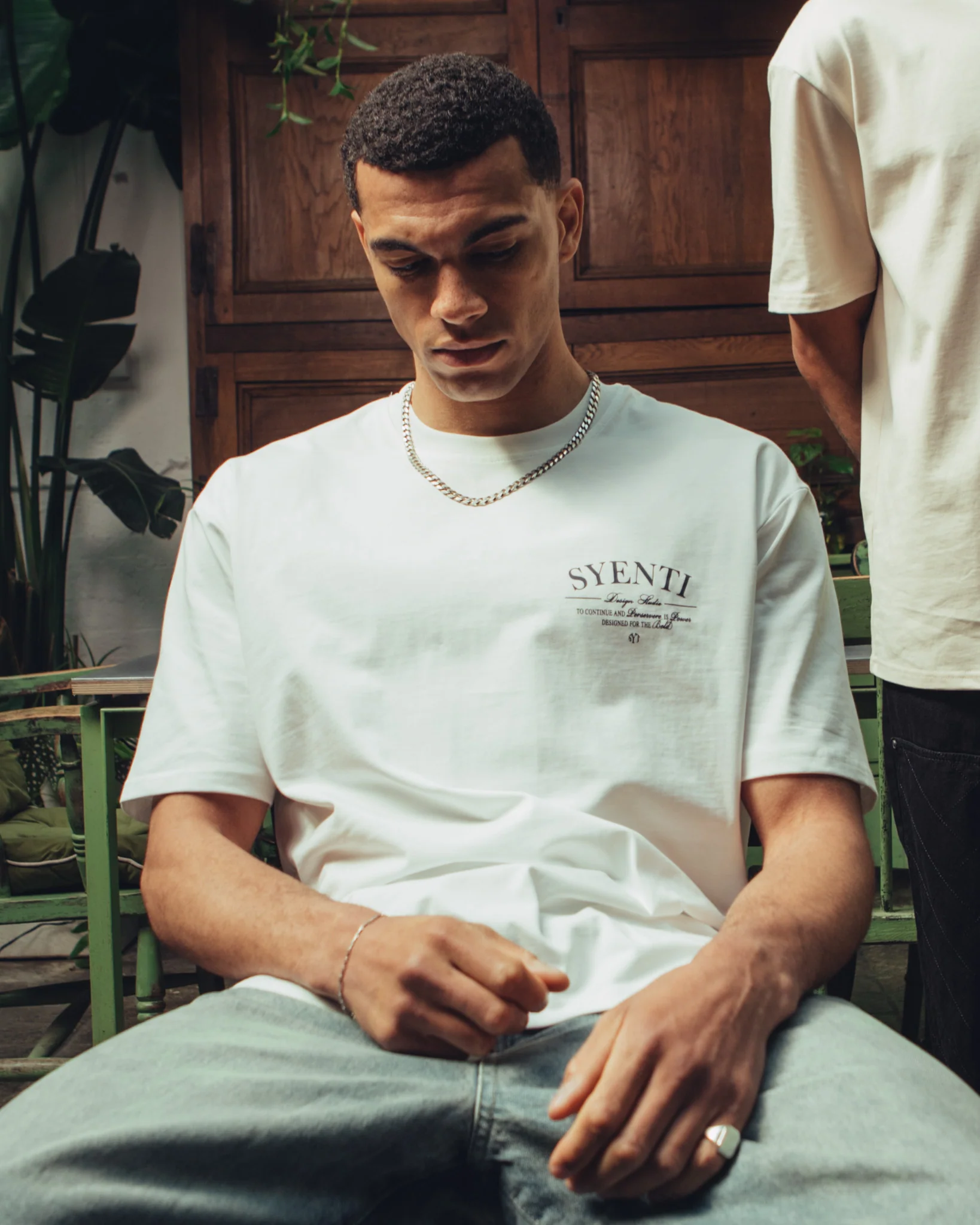 Syenti Design Studio T-Shirt - Off White - Image 4