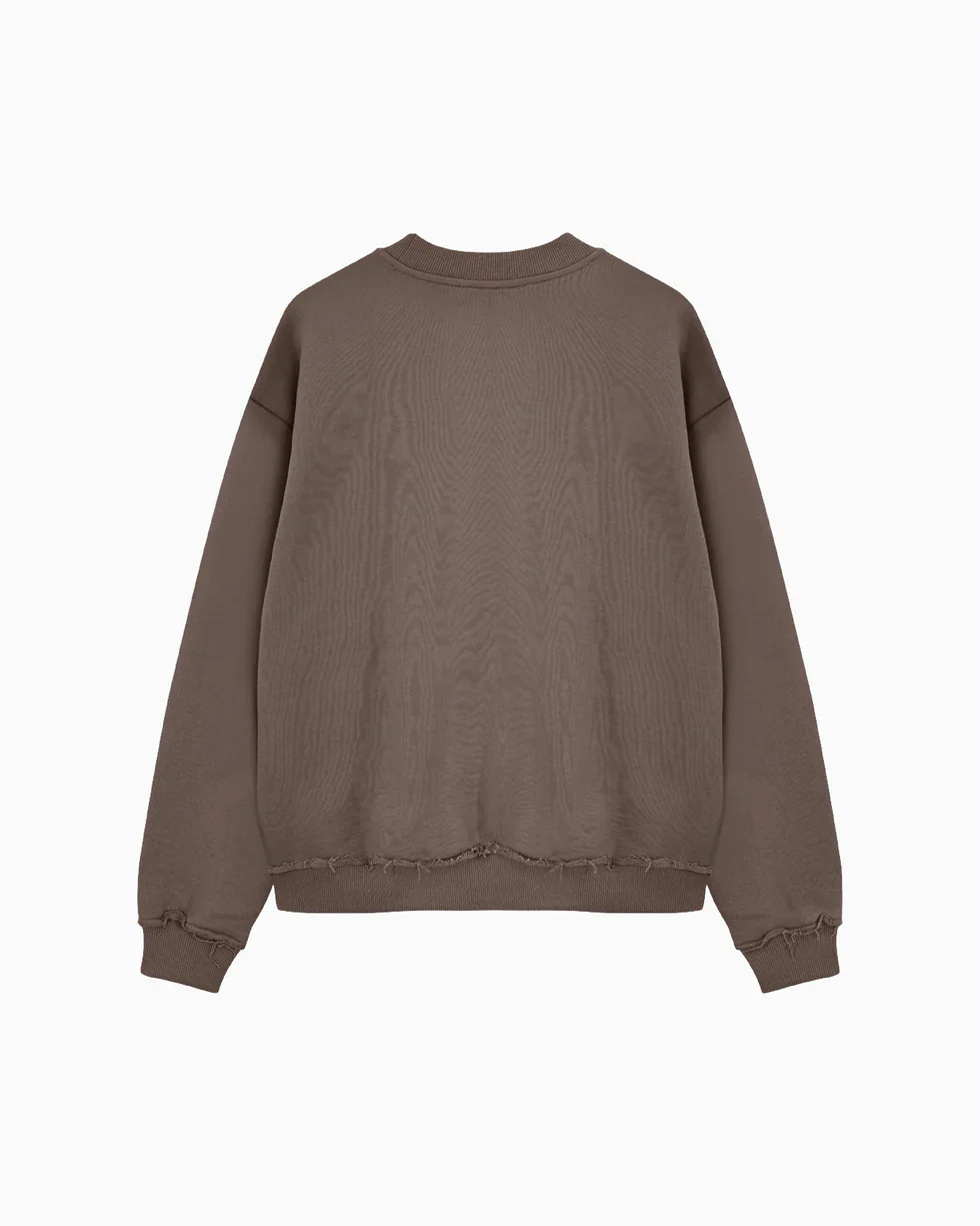 Syenti Mechanic Crewneck Sweatshirt - Light Brown - Image 2