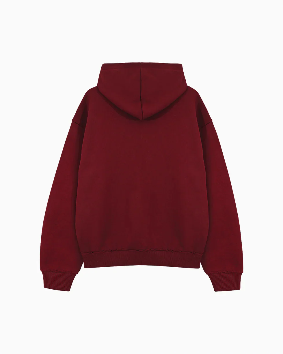 Syenti Mechanic Hoodie - Burgundy - Image 2