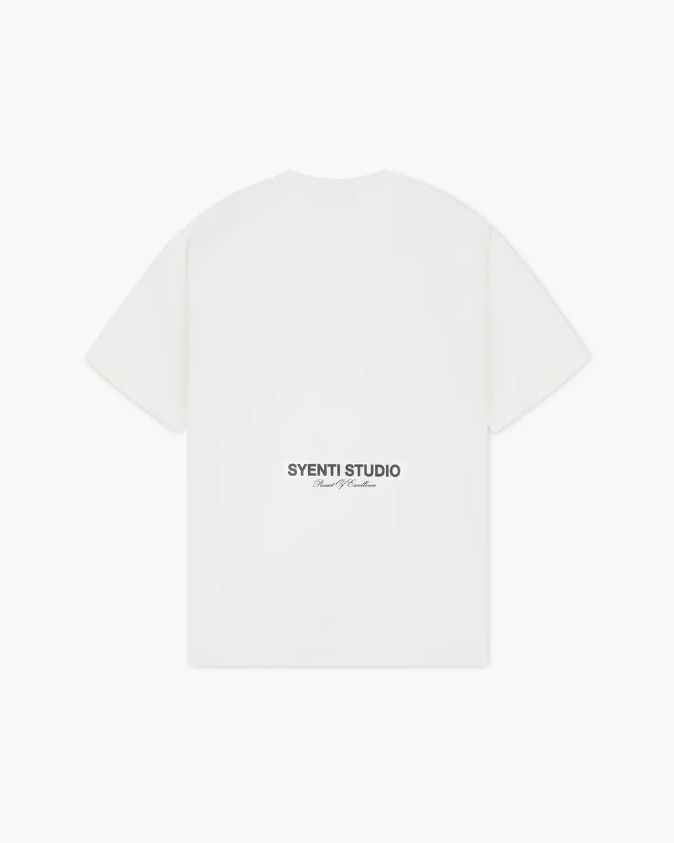Syenti Studio Flock T-Shirt - Off White - Image 2