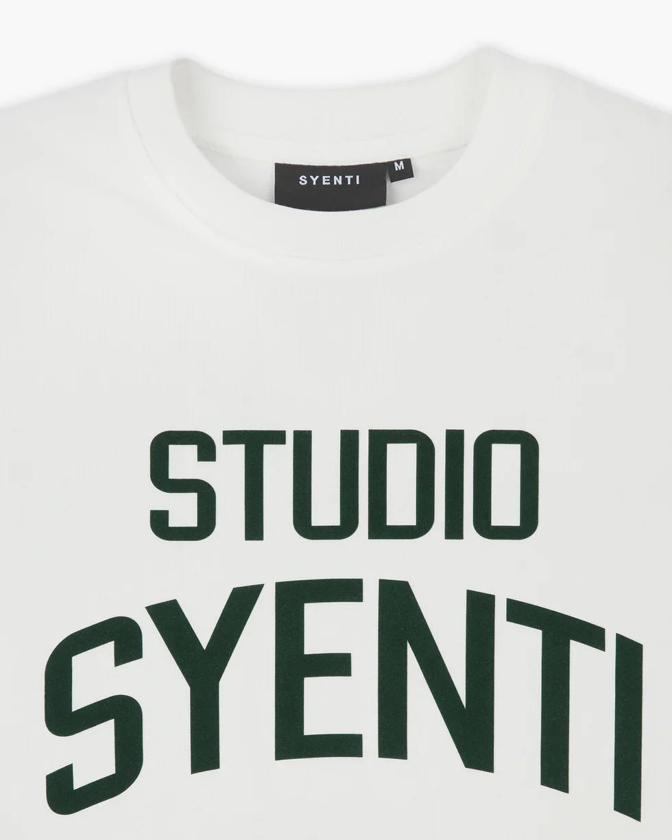 Syenti Studio Flock T-Shirt - Off White - Image 3