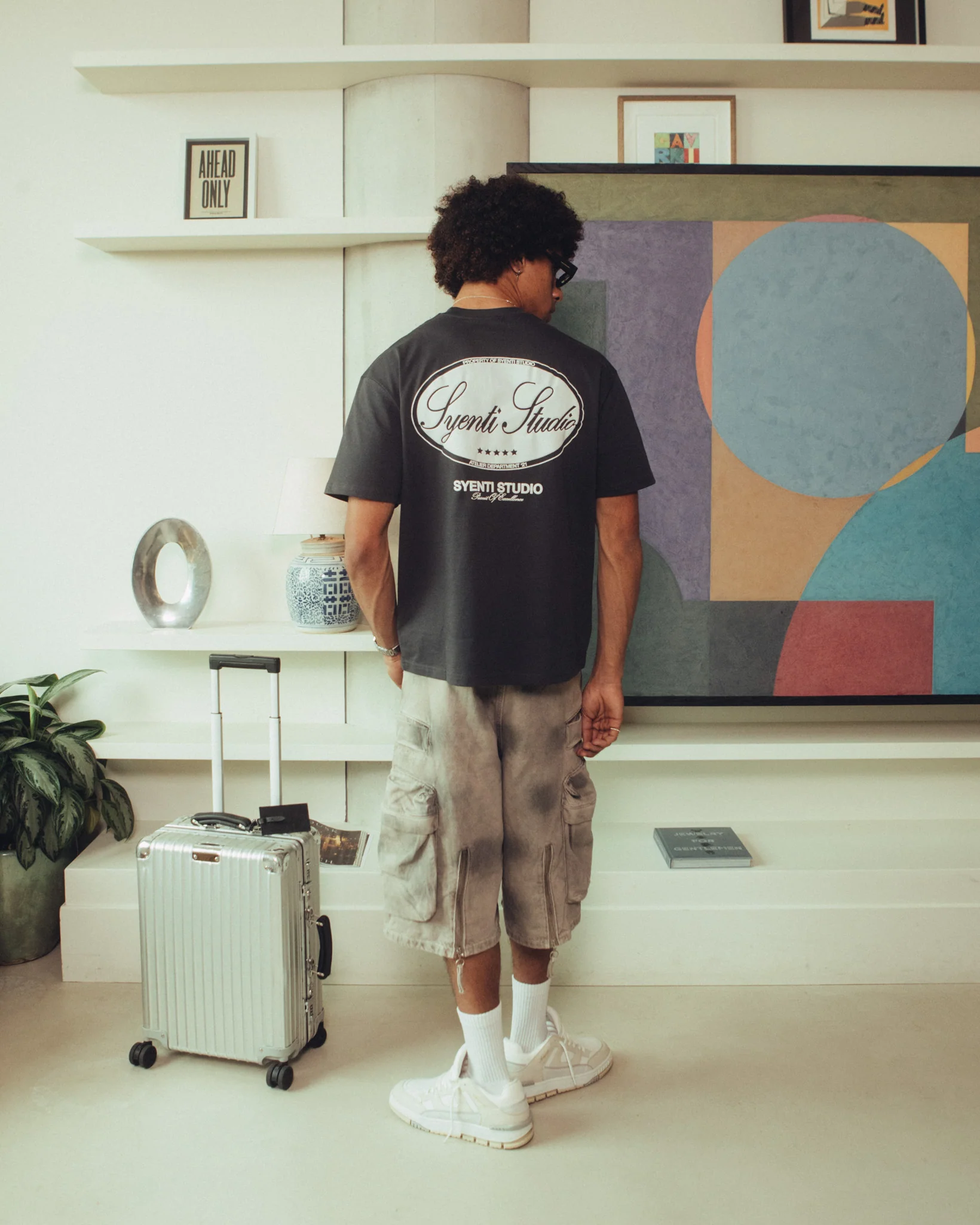 Syenti Studio T-Shirt - Off Black - Image 3