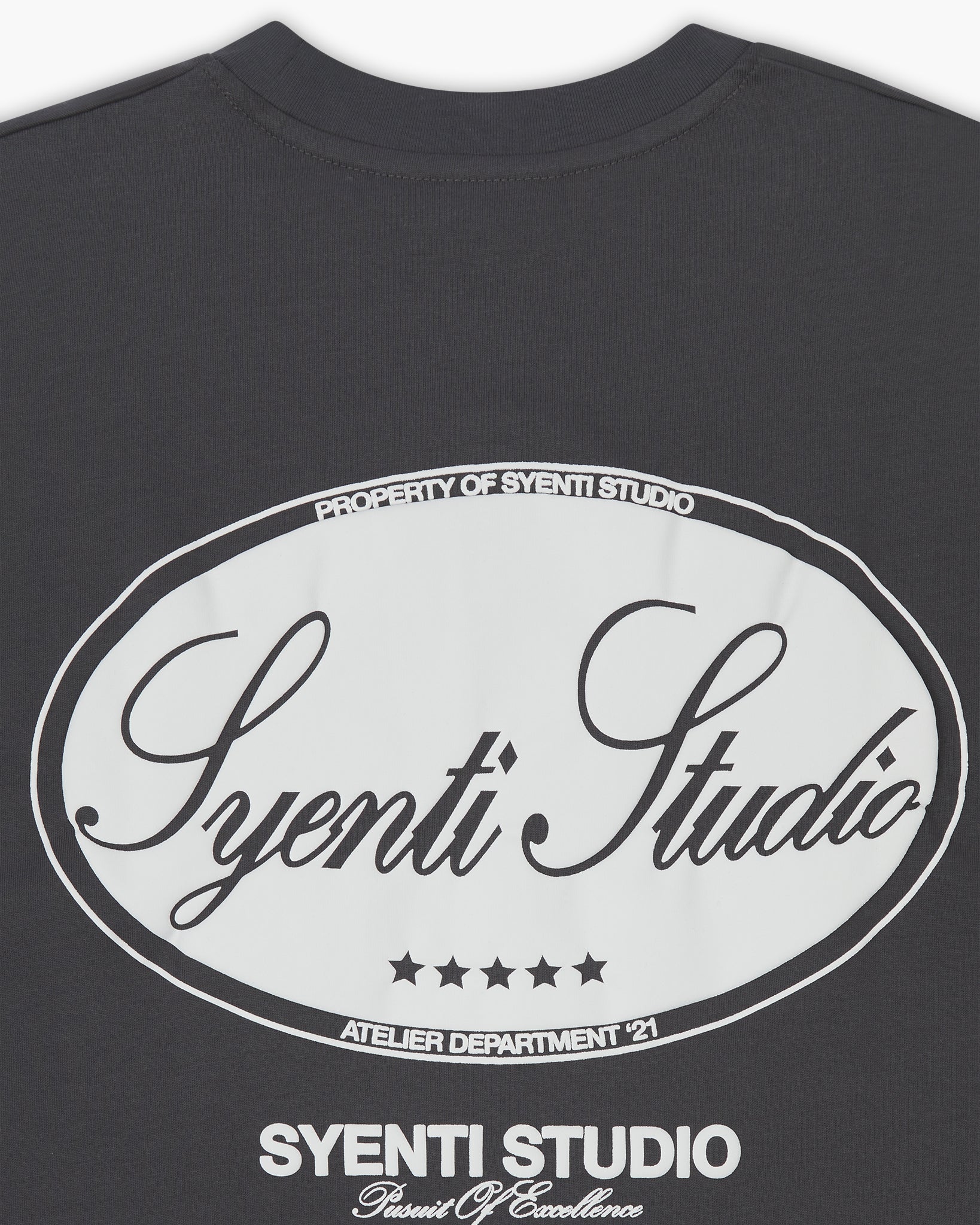 Syenti Studio T-Shirt - Off Black - Image 5