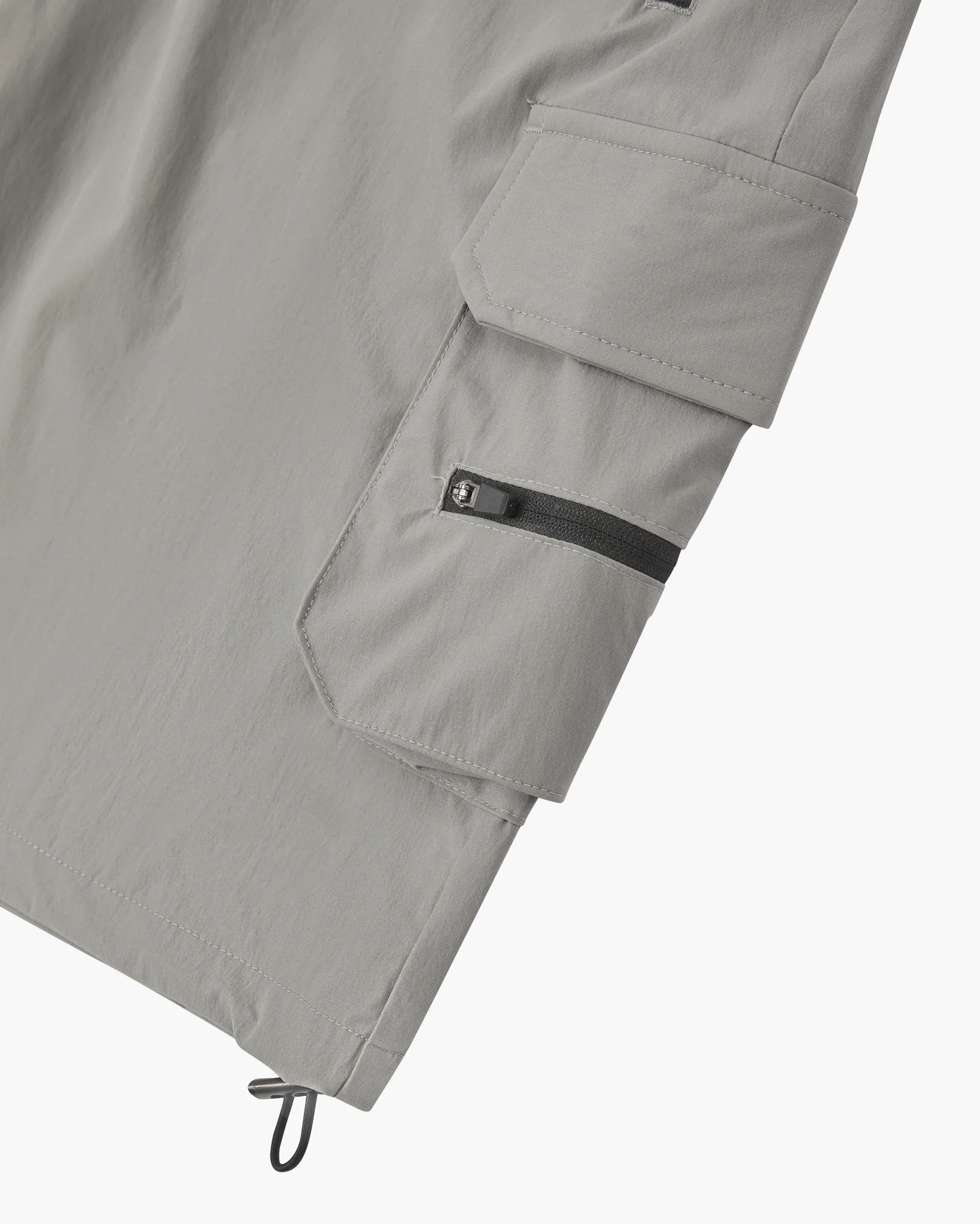Syenti Technical Cargo Short - Stone Grey - Image 3