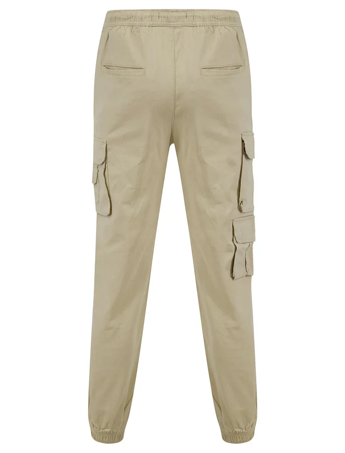Tokyo Laundry Cathay Cotton Twill Cuffed Multi-Pocket Cargo Jogger Pants - Image 3