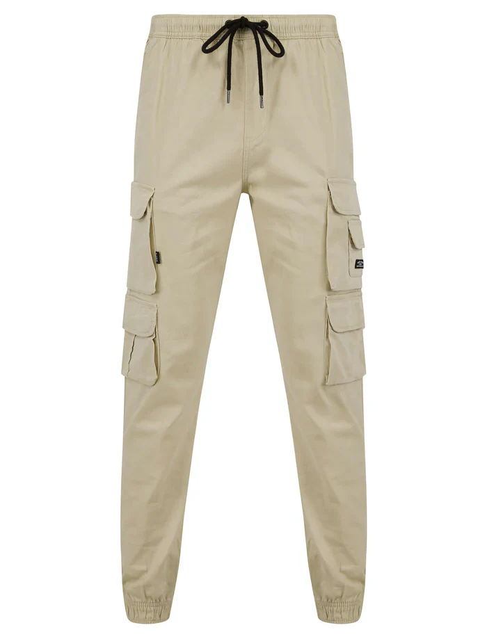 Tokyo Laundry Cathay Cotton Twill Cuffed Multi-Pocket Cargo Jogger Pants - Image 4