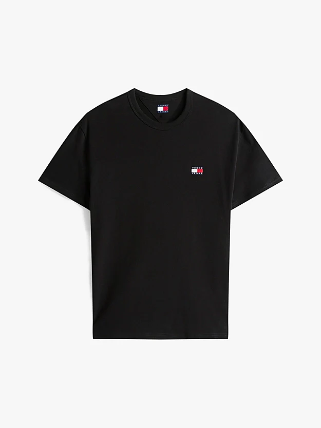 Tommy Jeans Tonal Tommy Badge T-Shirt Black - Image 5