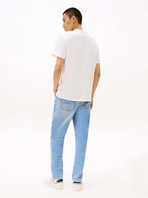Tommy Jeans Tonal Tommy Badge T-Shirt White - Image 4