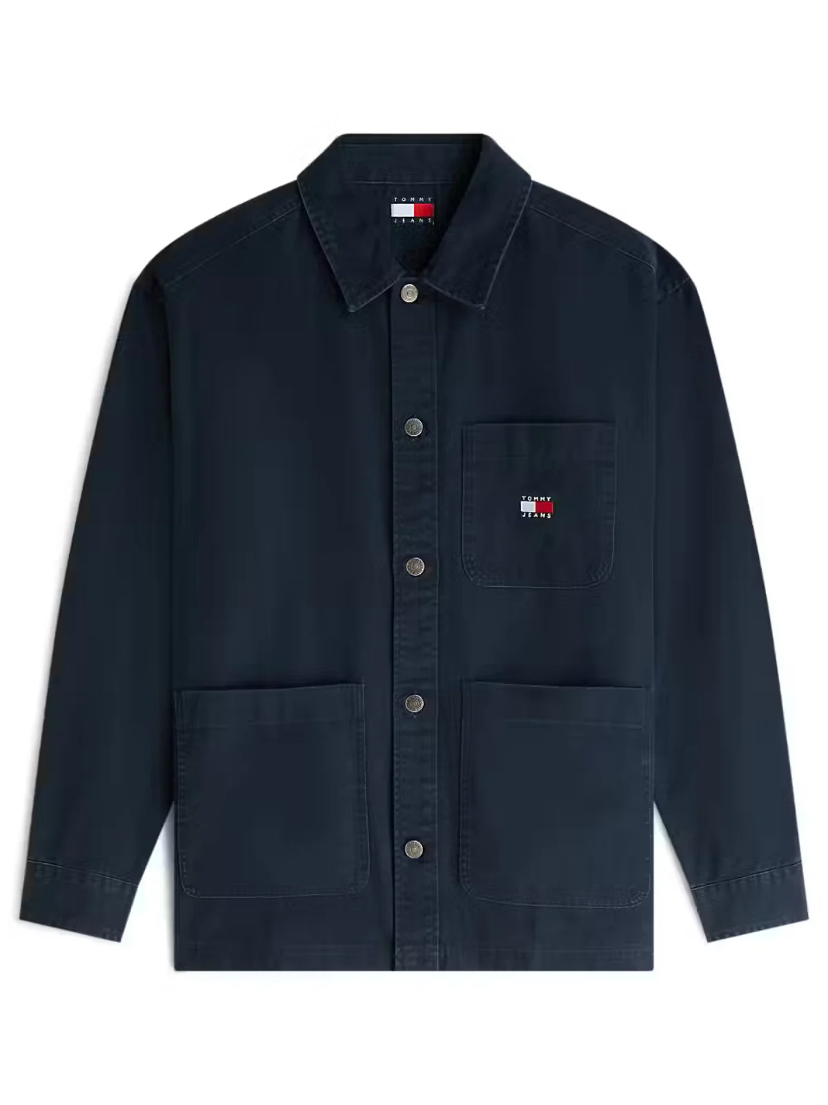 Tommy Jeans DM0DM20236C1G Essential Overshirt - Dark Night Navy