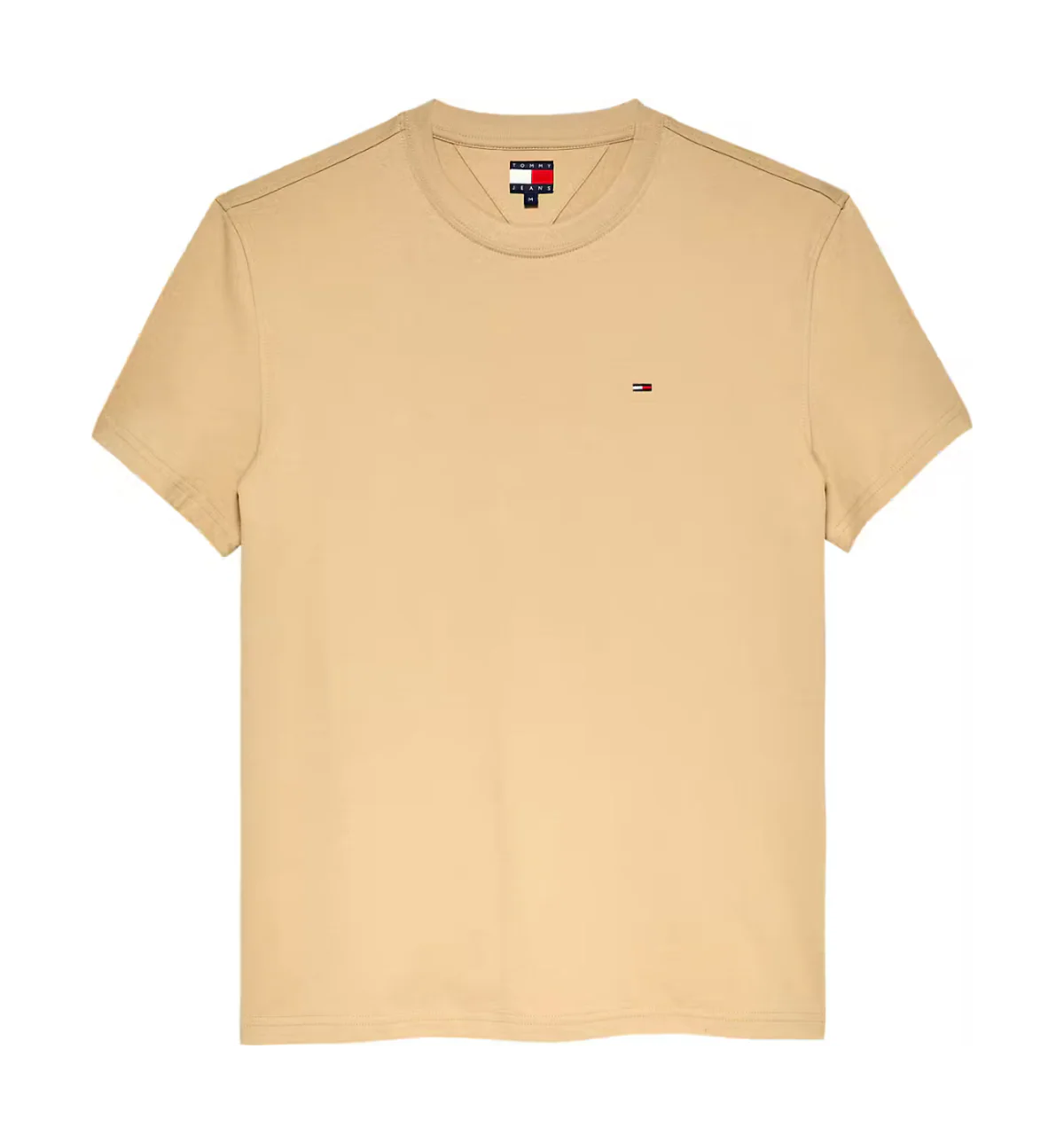 Tommy Jeans DM0DM22504AB9 Flag T-Shirt - Gentle Gold