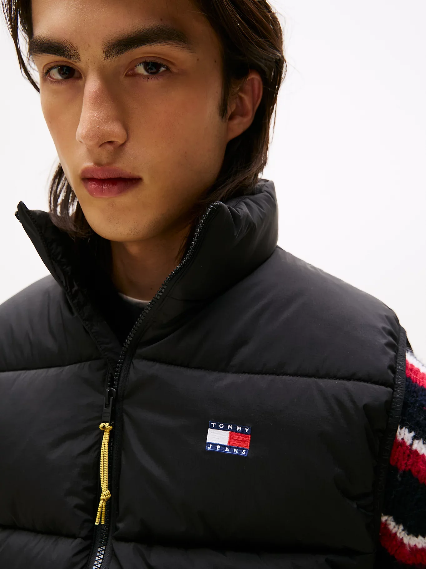 Tommy Jeans Vail Relaxed Puffer Gilet - Black - Image 5