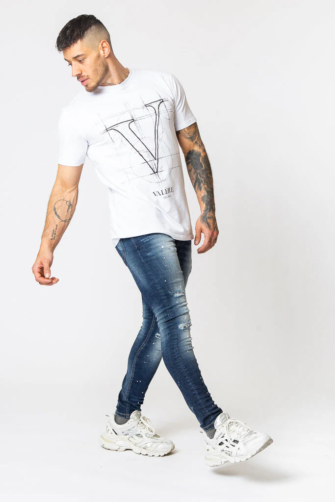 Valere Milano Attraverso Jeans Dark Wash - Image 5