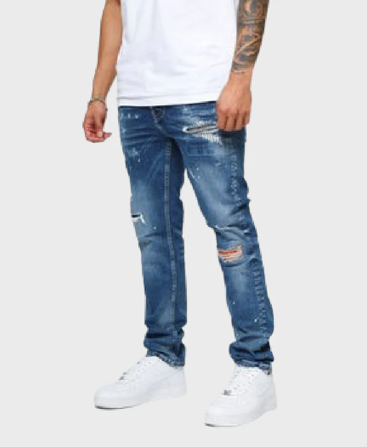Valere Milano Cucire Jeans Mid Wash