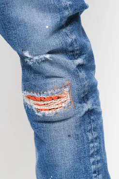 Valere Milano Cucire Jeans Mid Wash - Image 3