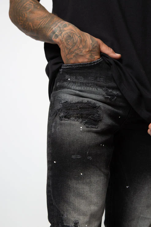 Valere Milano Ginostra Jeans Black - Image 3