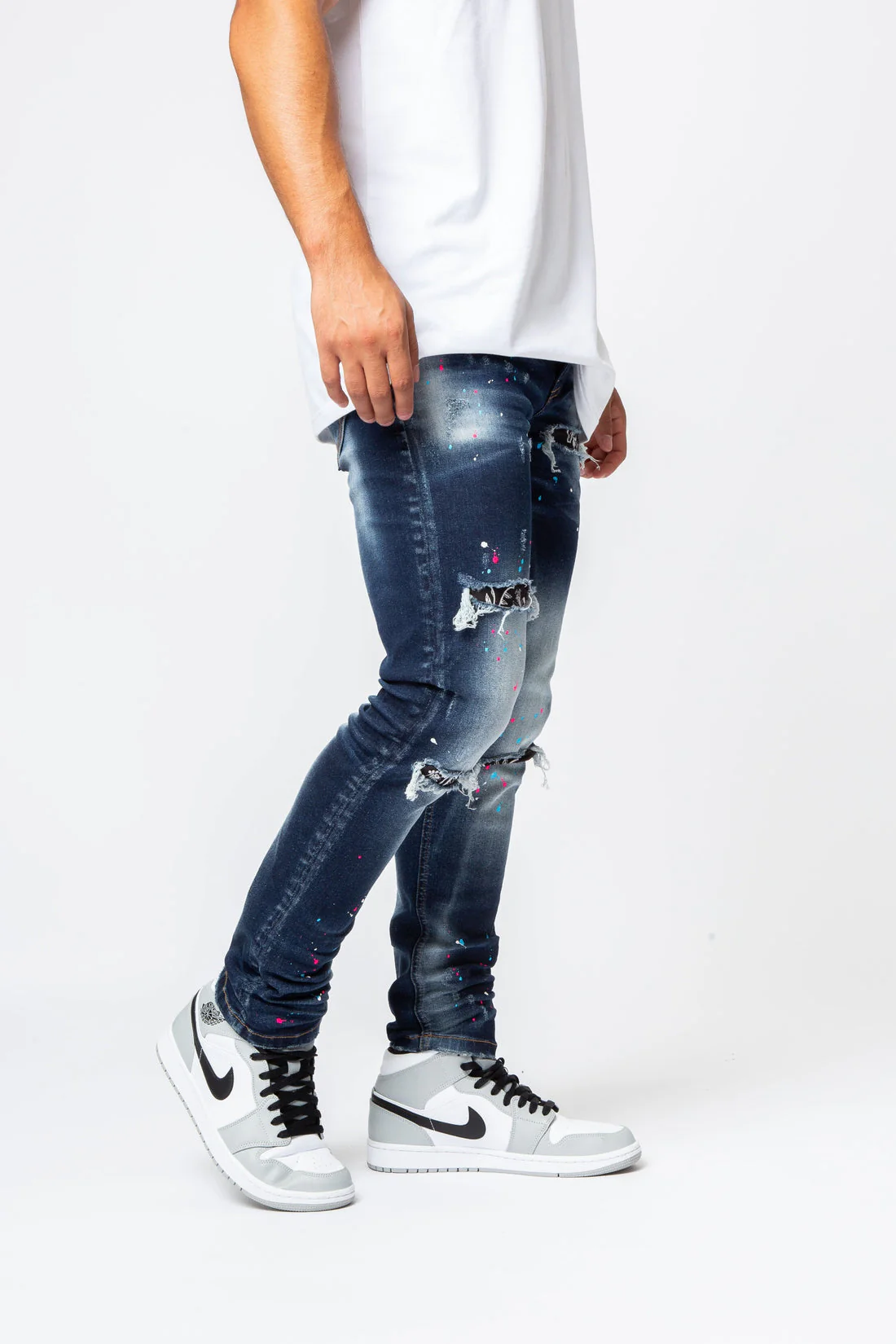 Valere Milano Modello Jeans Indigo Blue - Image 3